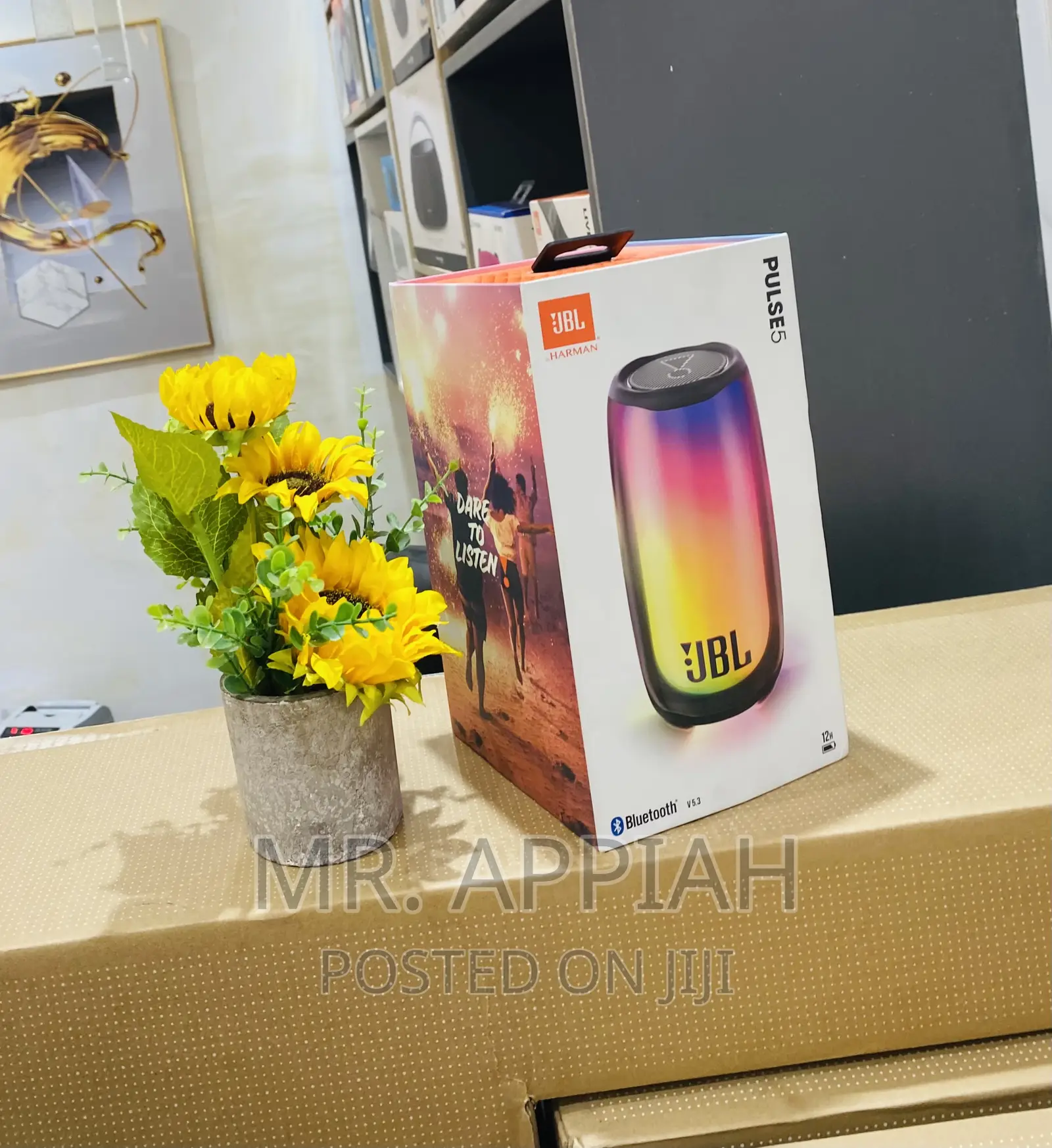 Energy Saving JBL Pulse 5 Rechargeable Speaker,Black