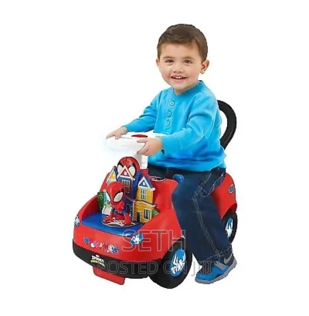 Children Disney Lights N' Sounds Spidey Adventure Ride-On