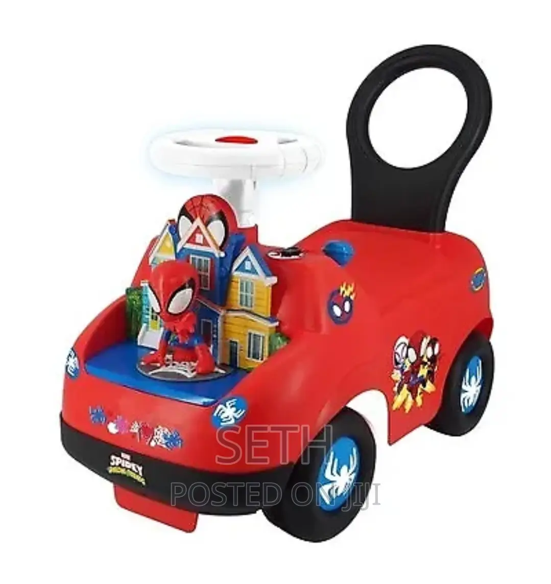 Children Disney Lights N' Sounds Spidey Adventure Ride-On