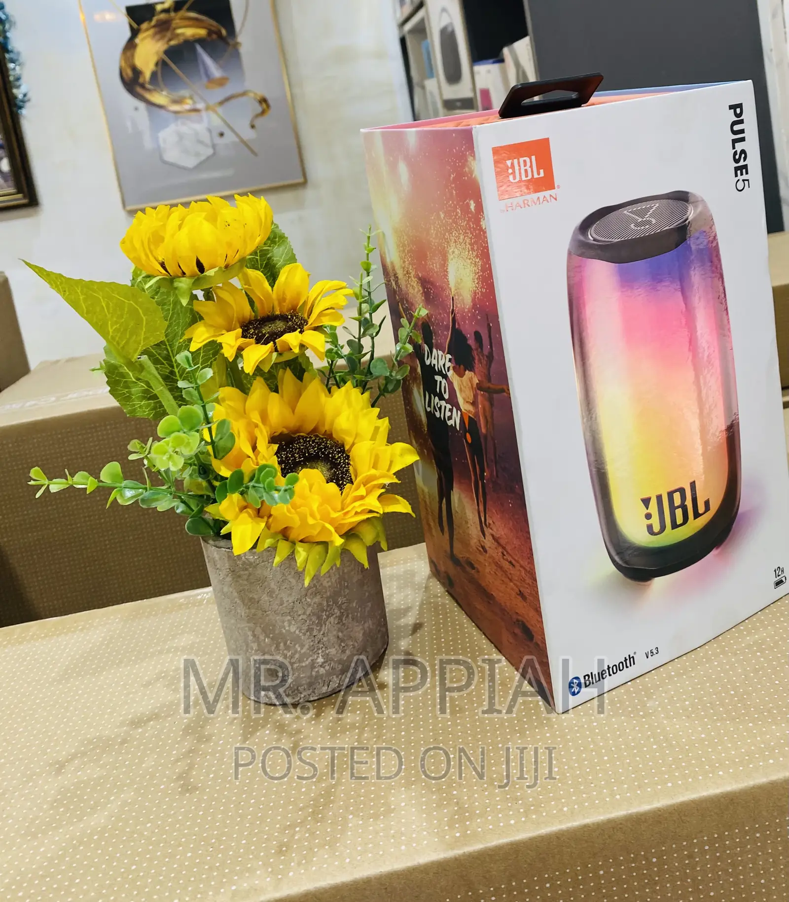 Shop Quality JBL Pulse Rechargeable Speaker,Black.