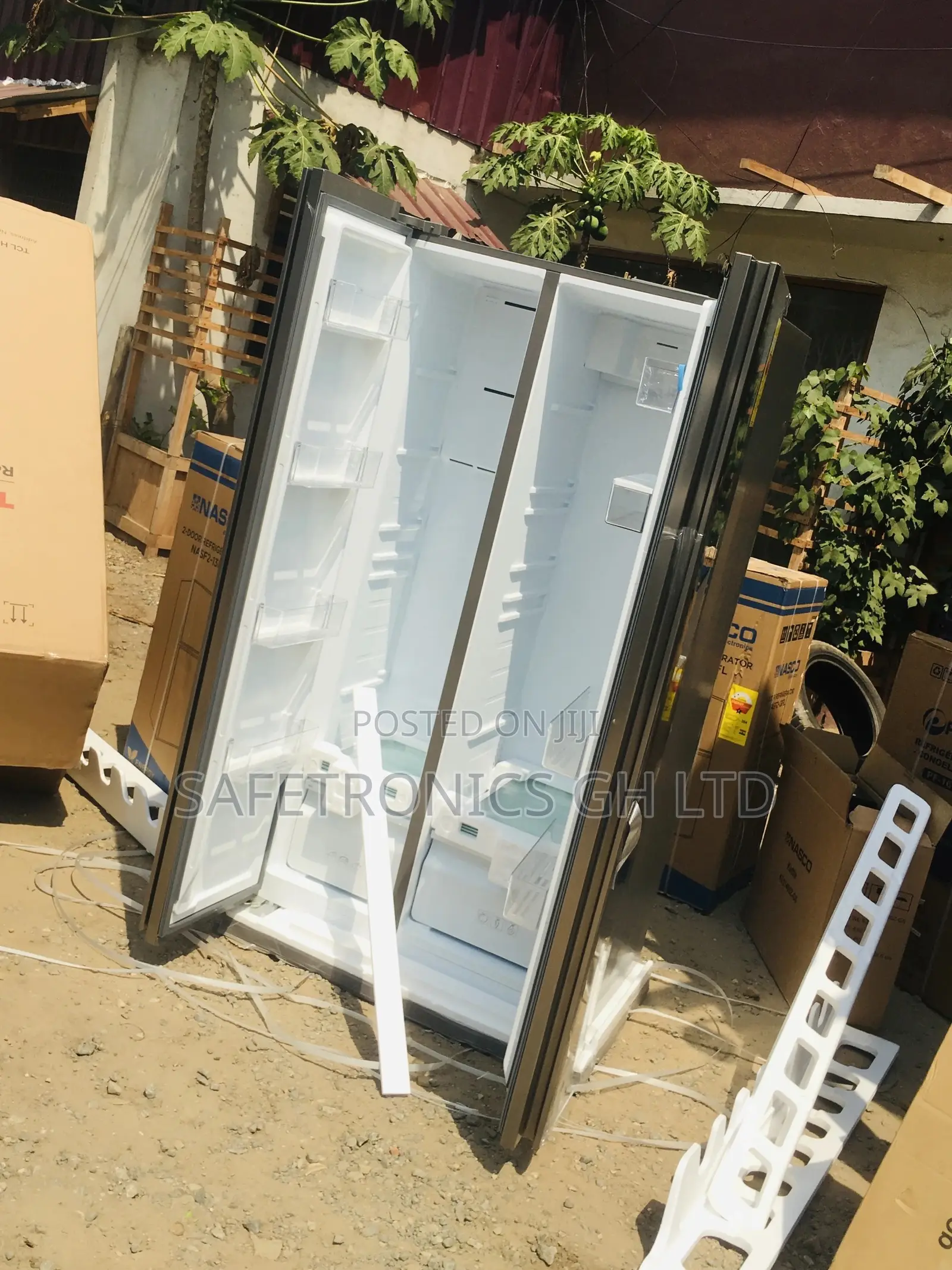 Lastest TCL 2 Doors Side by Side Electric 607 Liters Fridge