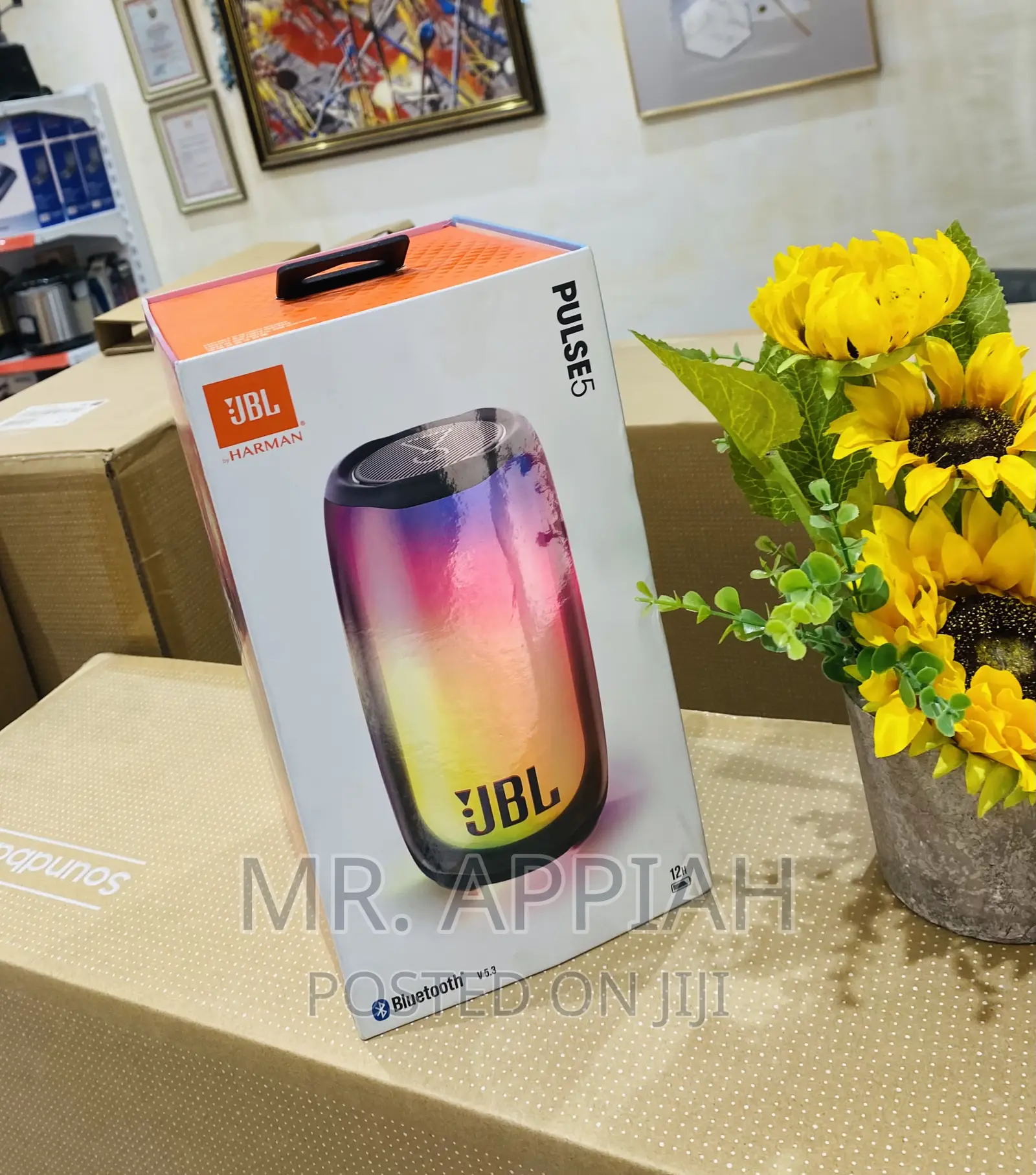 Buy Original JBL Pulse 5 Rechargeable Speaker,Rainbow.