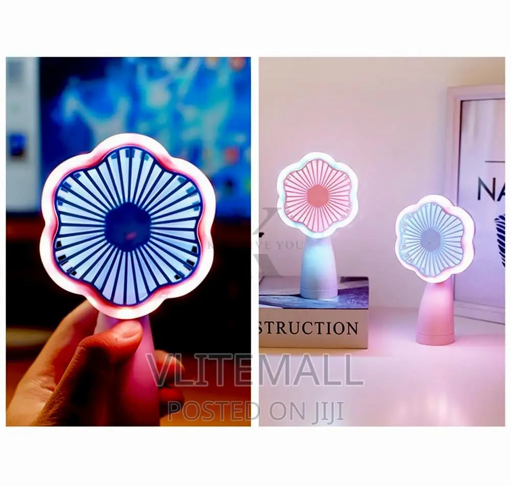 Hand-Held Fan With LED Night Light (HQ66)