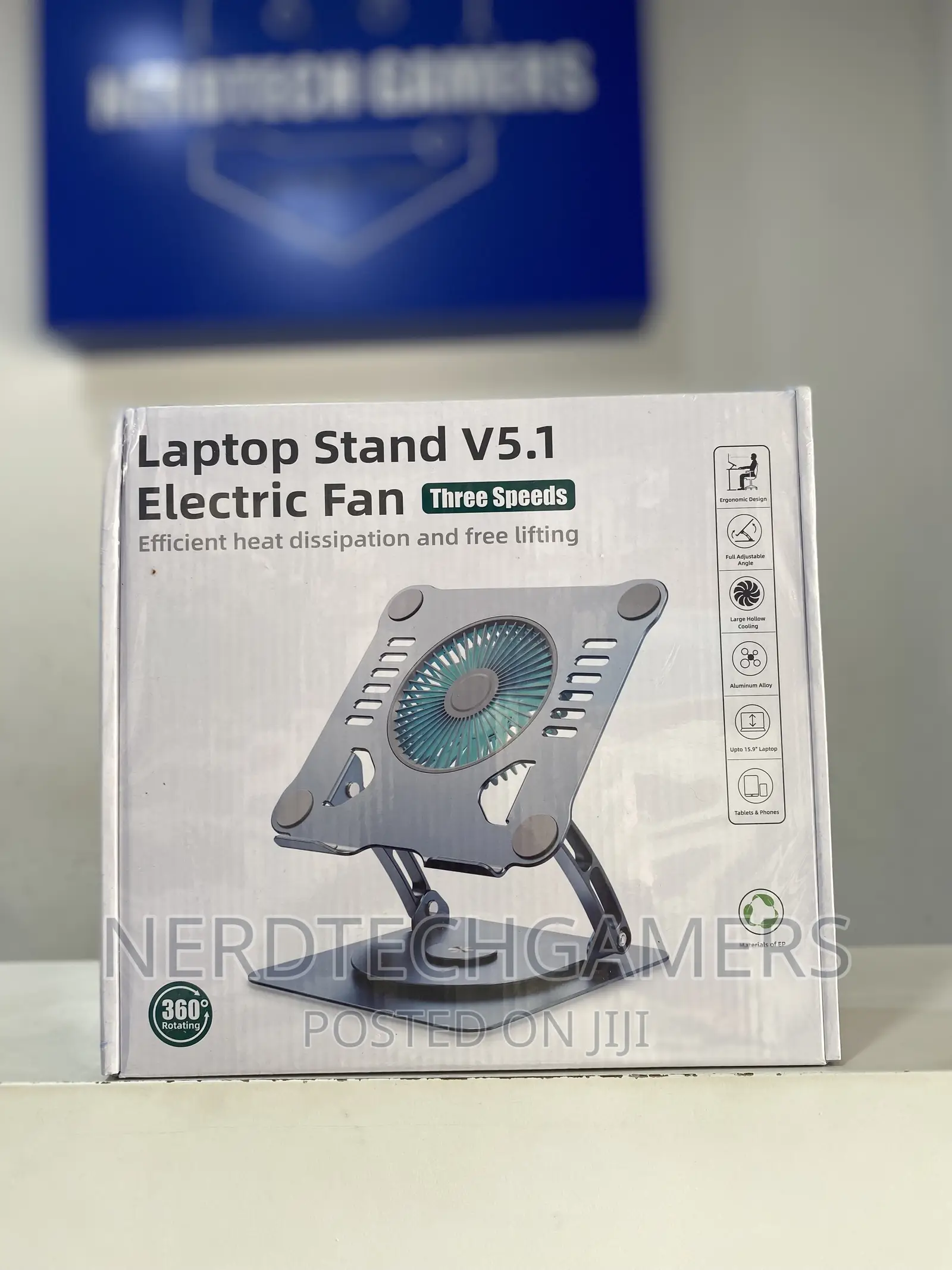 LAPTOP Stand V5.1 With Electric Fan