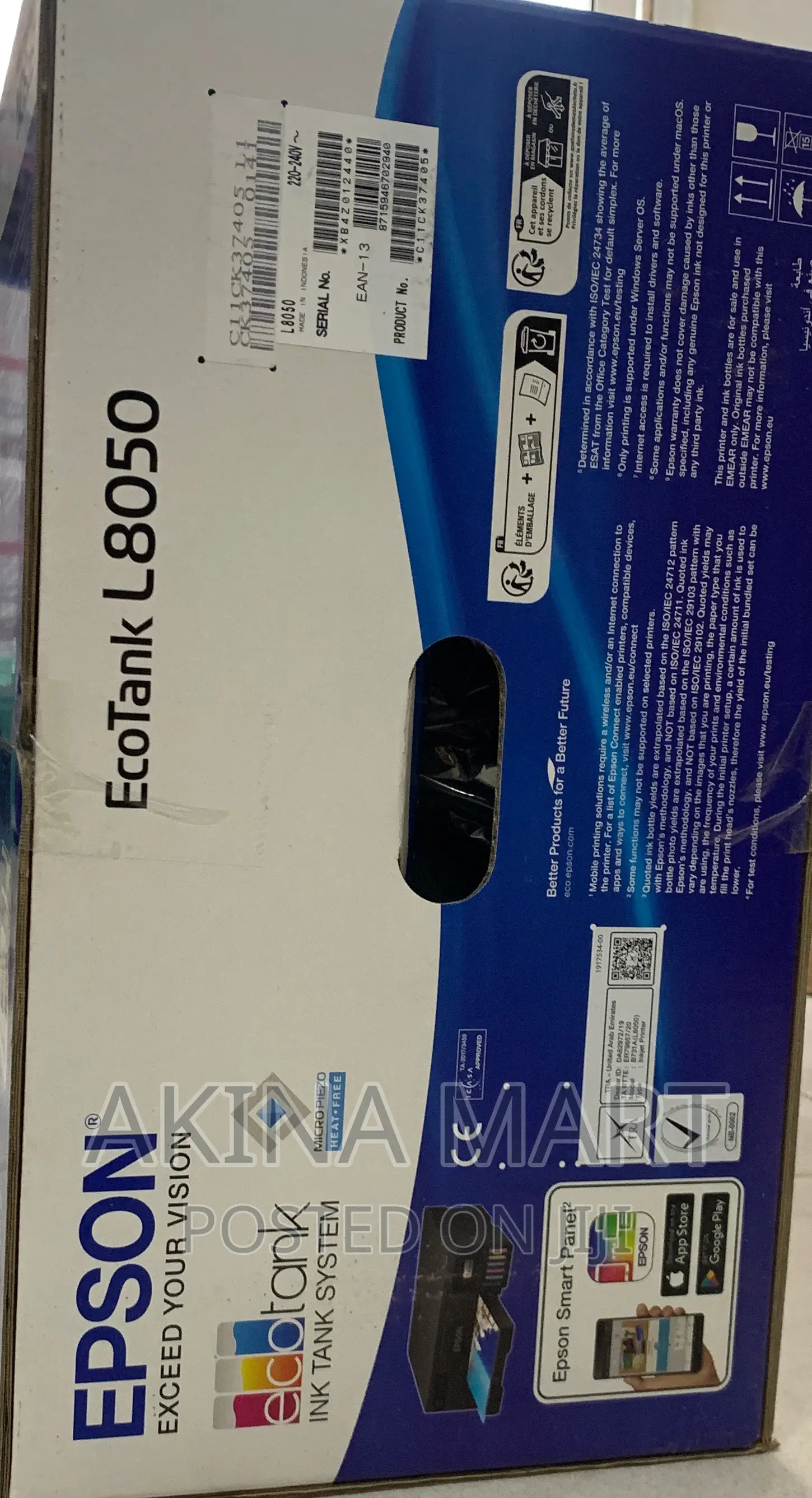 Epson Ecotank L8050