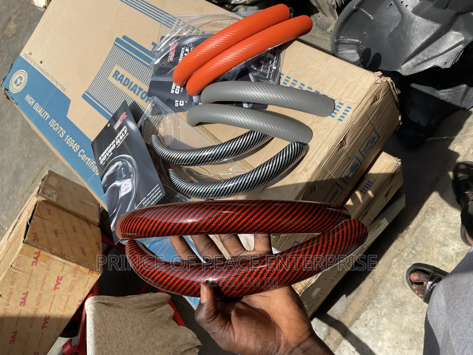 Side and Send Steering Wheel Coat