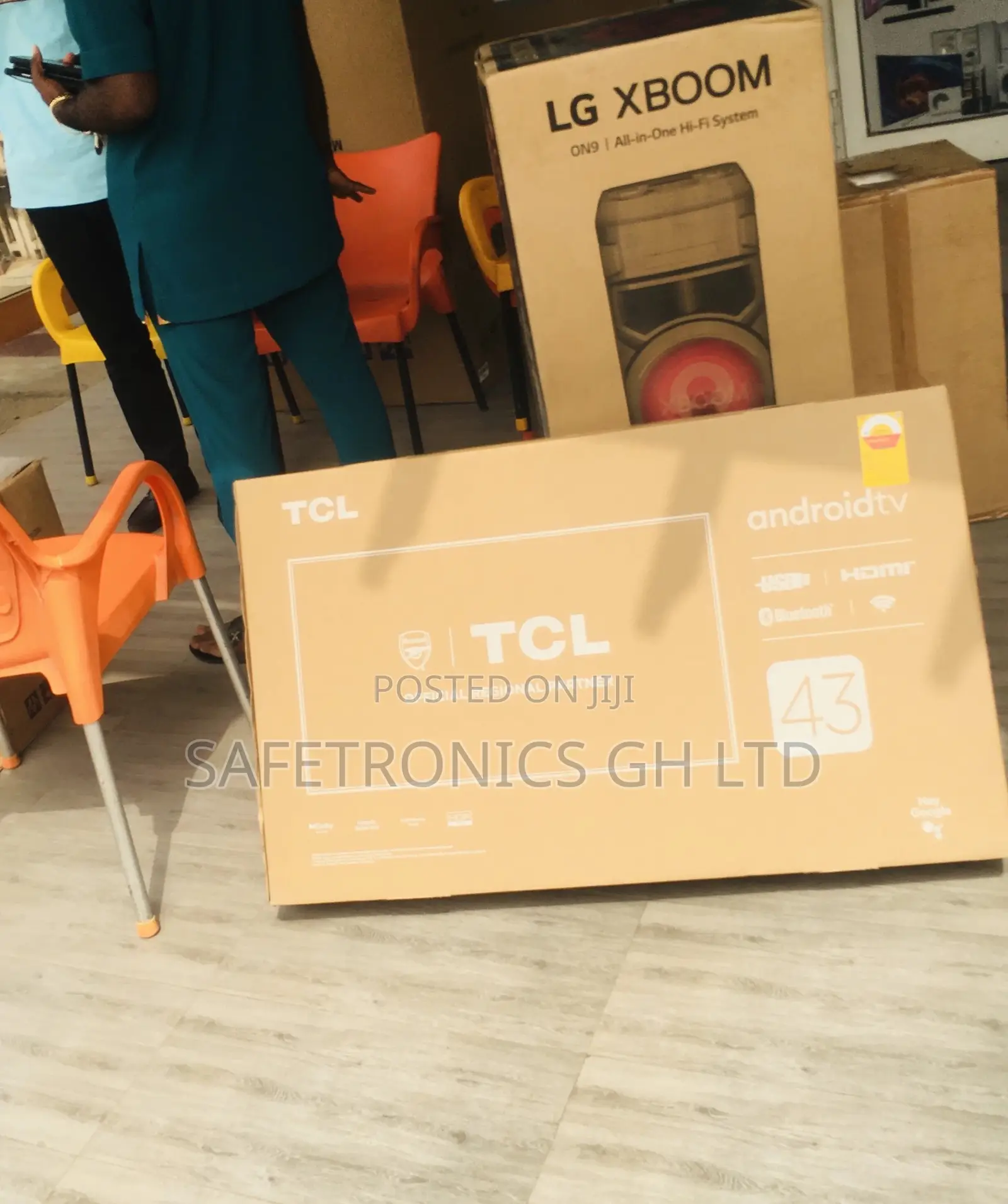 43 Inches Glossy Led Black Electric P635 Smart TCL Tv