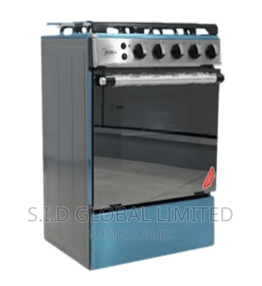 Midea M_sniper60-S 4-Burner Gas Cooker – Silver
