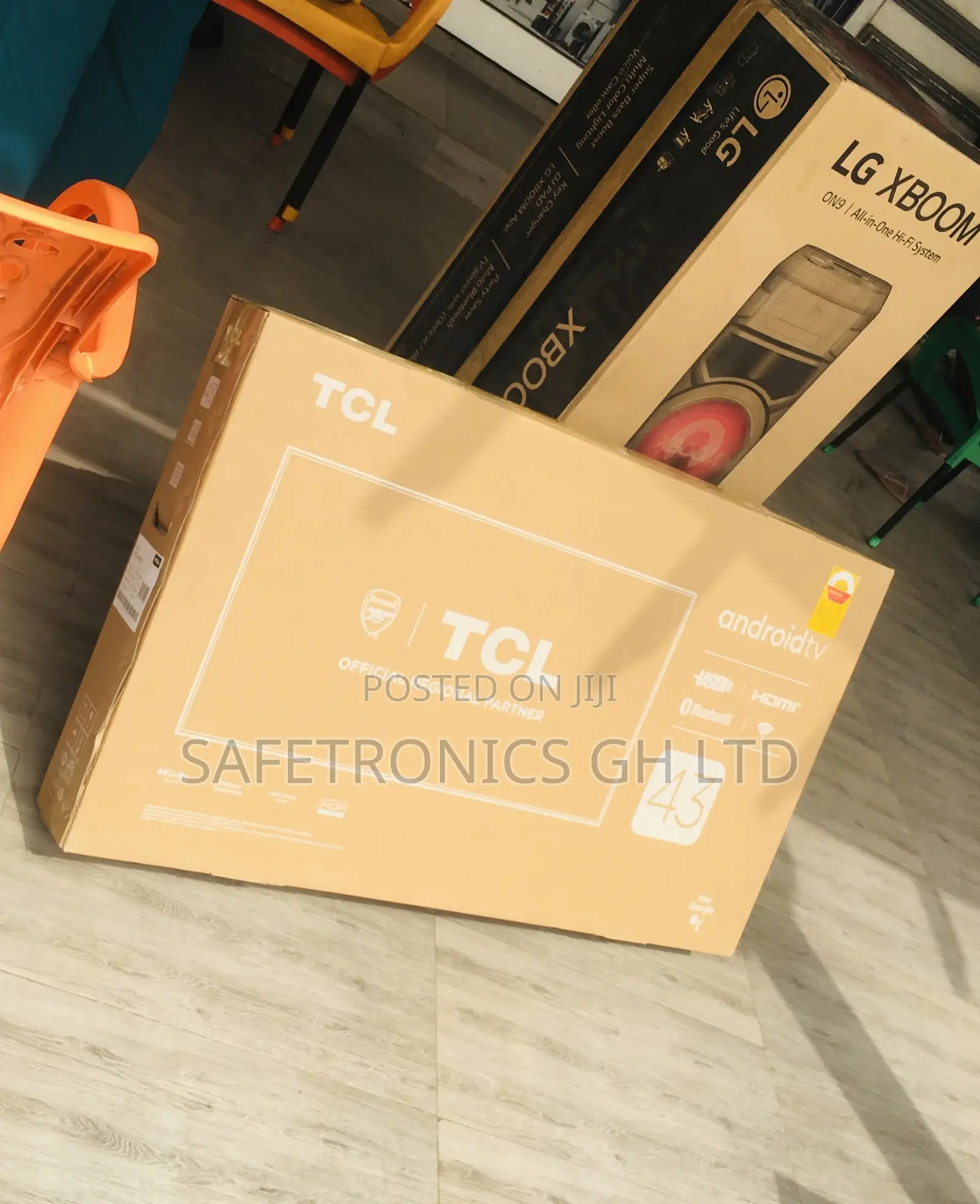 Led Smart TCL Electric 43 Inches Glossy Black P635 Tv