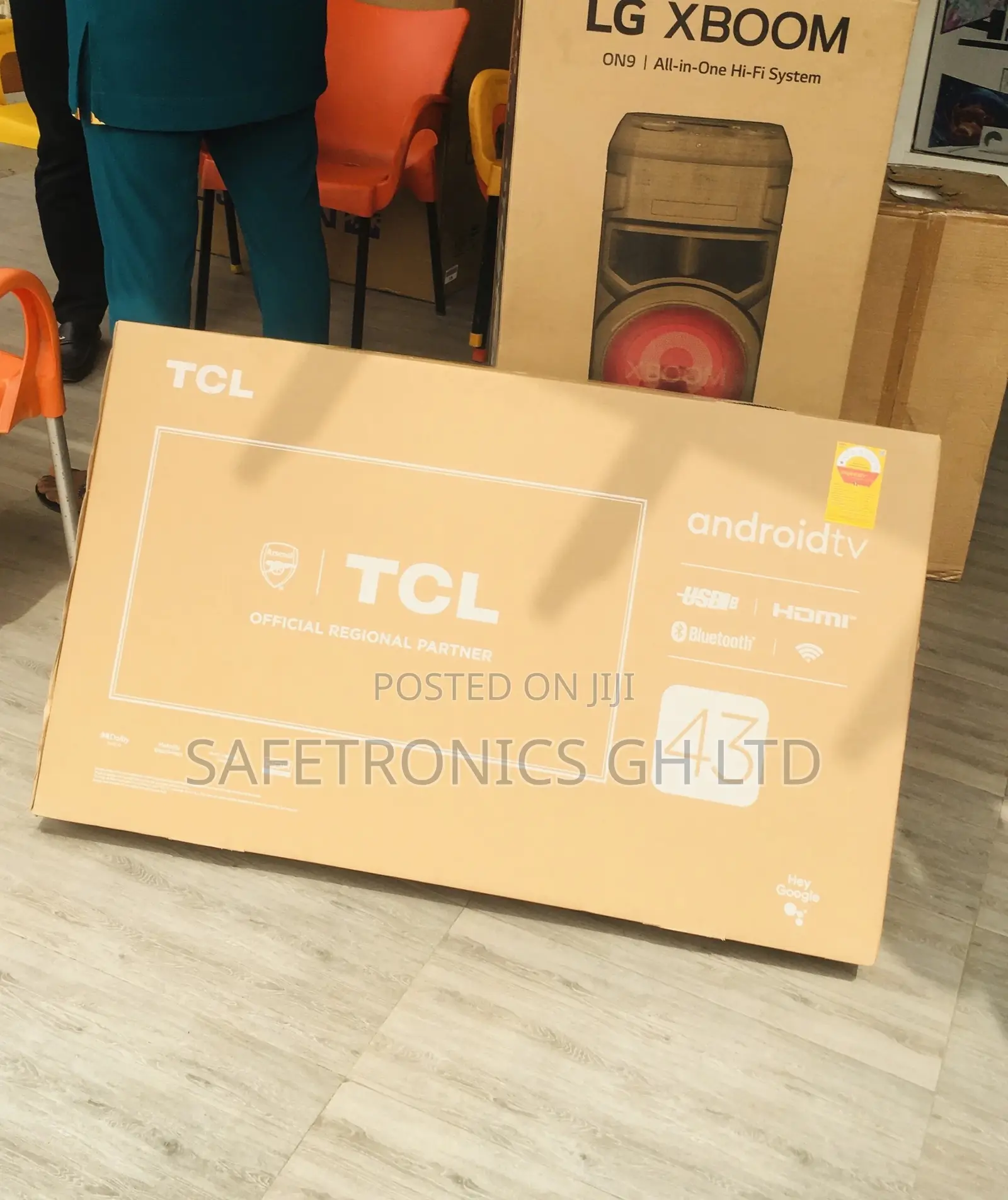Led Smart TCL Electric 43 Inches Glossy Black P635 Tv