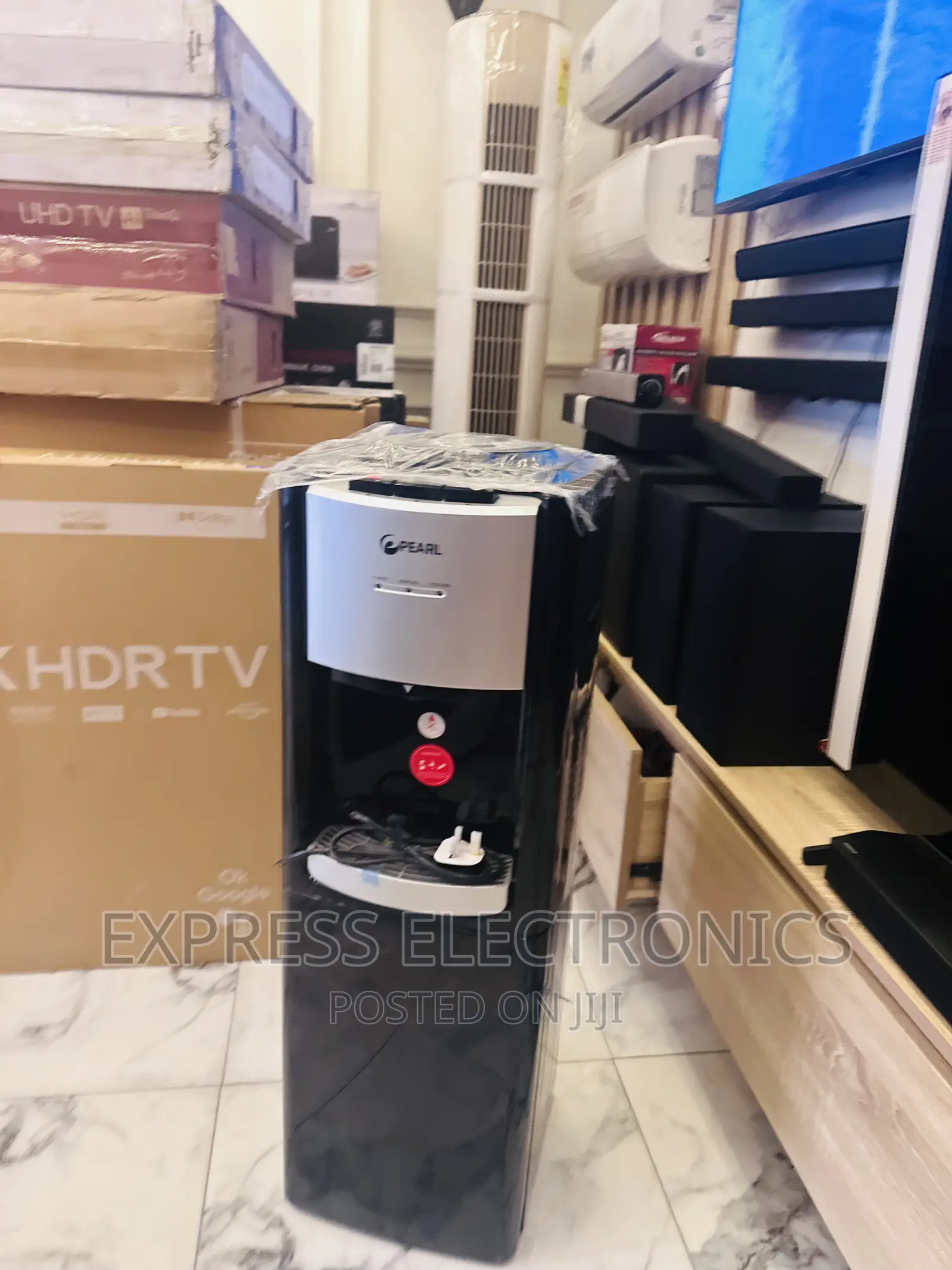 PED-2017 Water Dispenser Pearl Black.