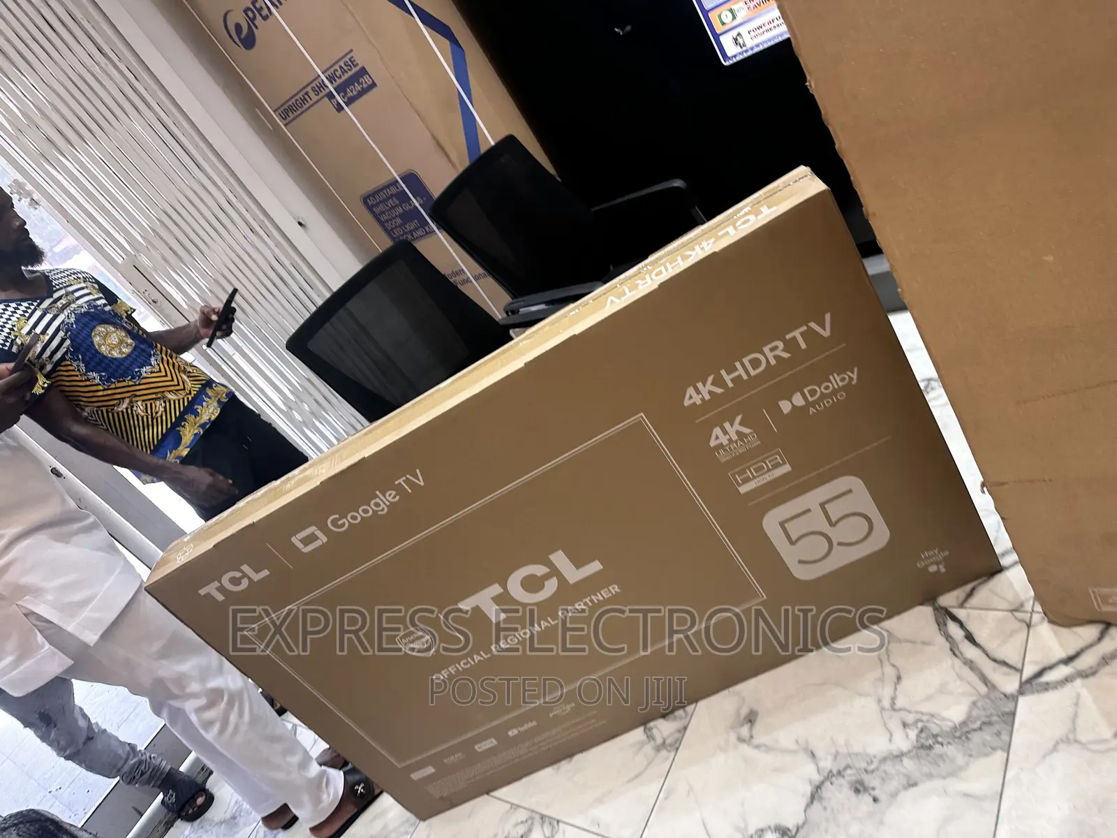 High Quality Sleek Design Uhd Smart TCL 55p635