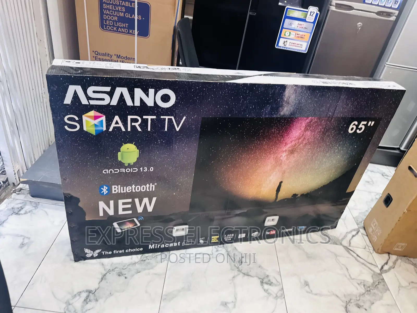 High Quality Asano 65”Uhd Smart Glossy Led Screen