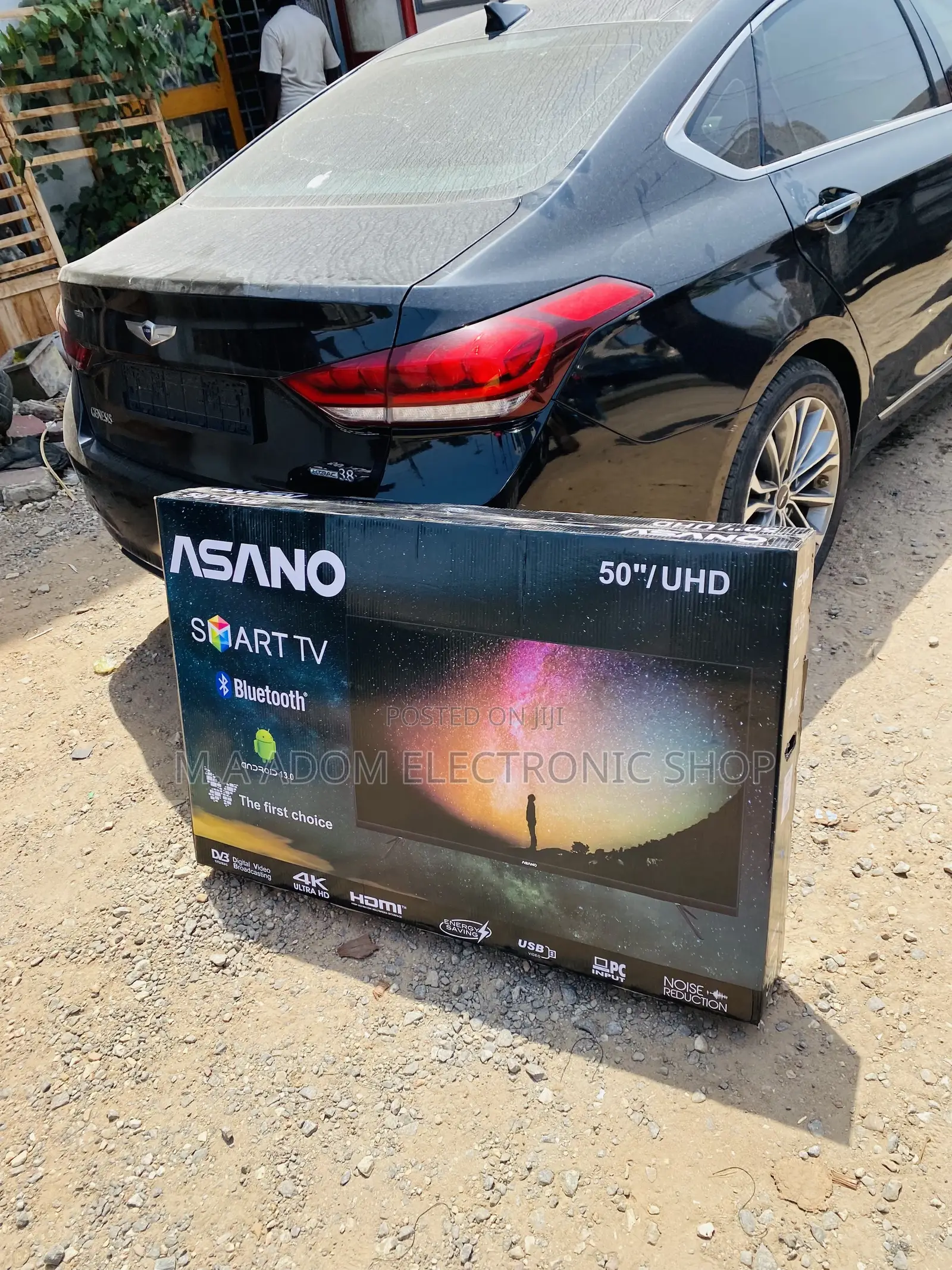 Classic Design Asano 59 Inch Ultra HD Smart Led Tv,Black.