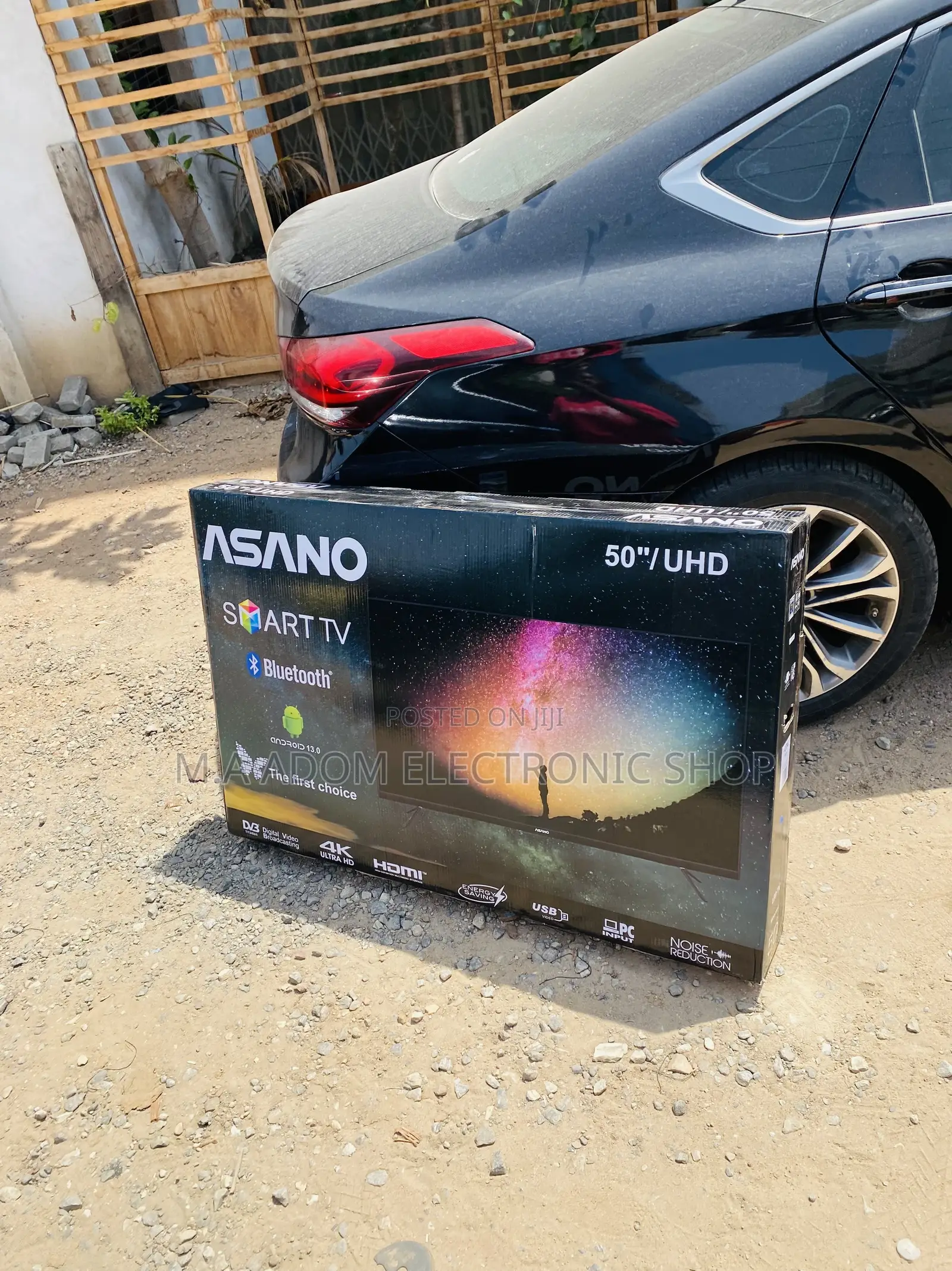 Well Design Asano 50 Inch Ultra HD Smart Led Tv,Black.