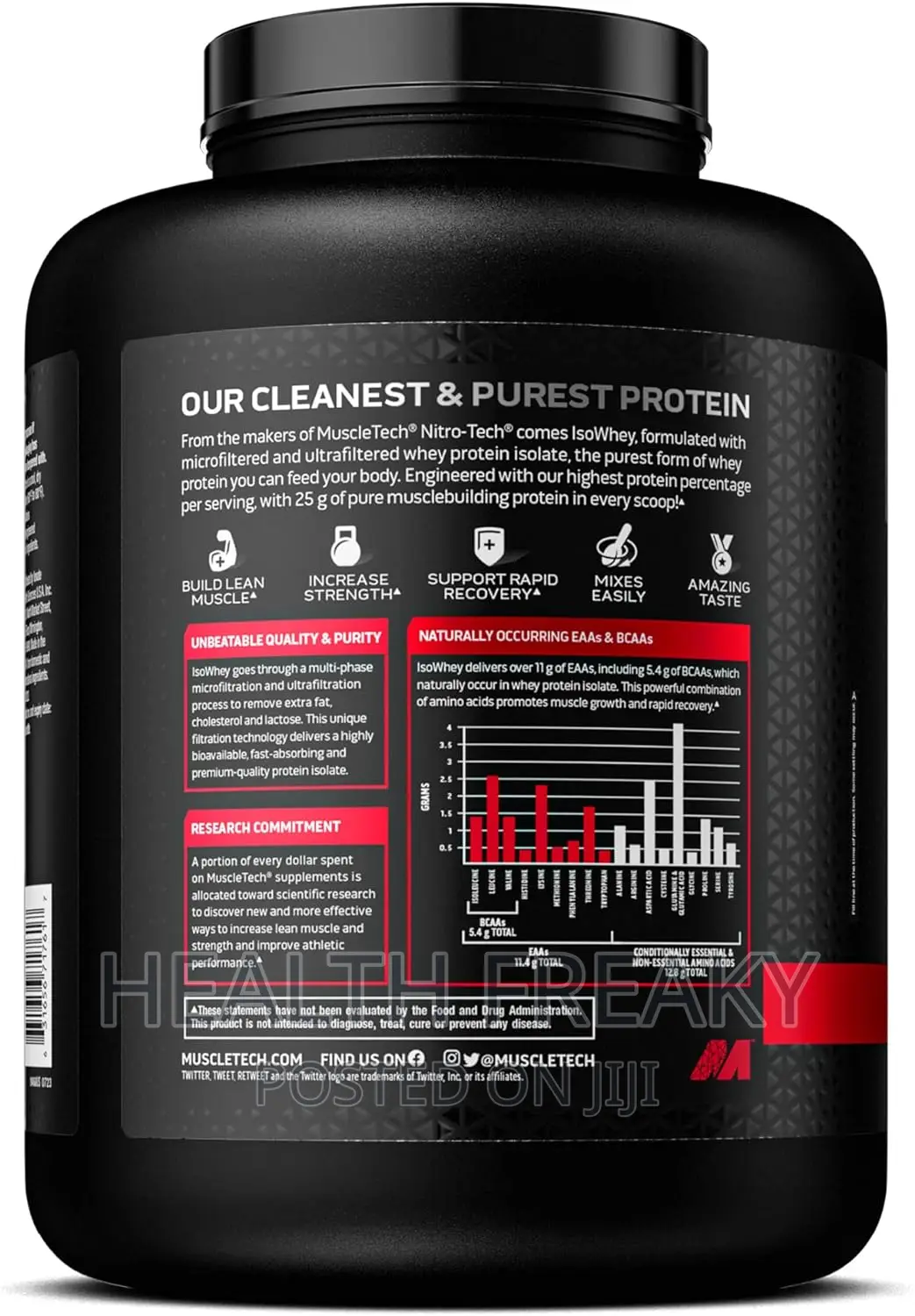 Whey Protein Muscletech Isowhey Protein Muscle Builder 5lb