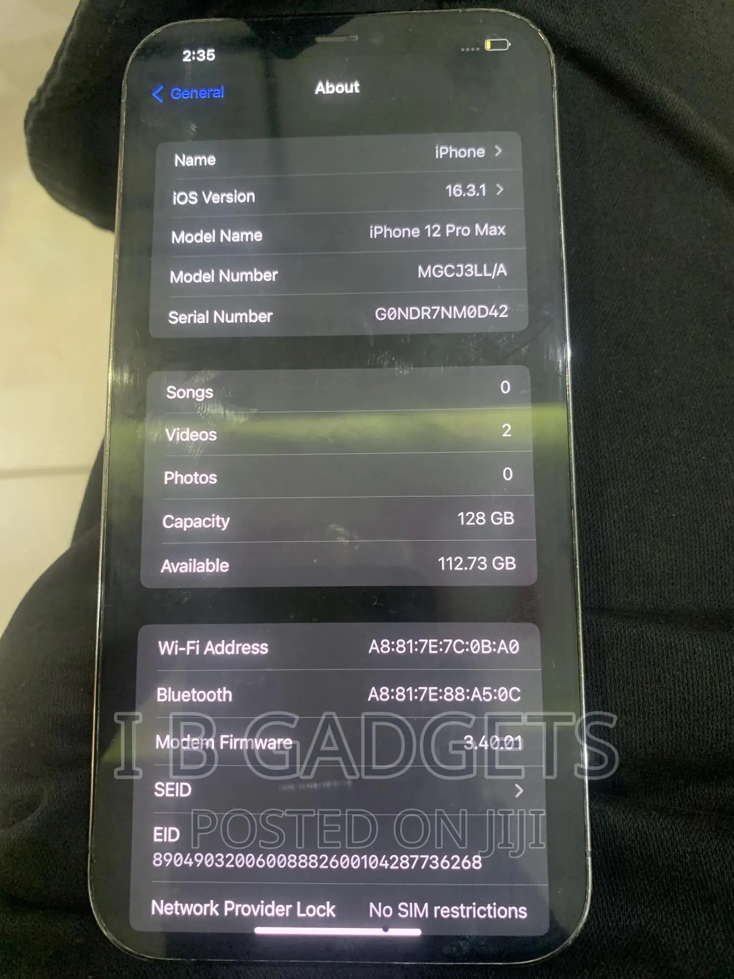 Apple iPhone 12 Pro Max 128 GB Blue