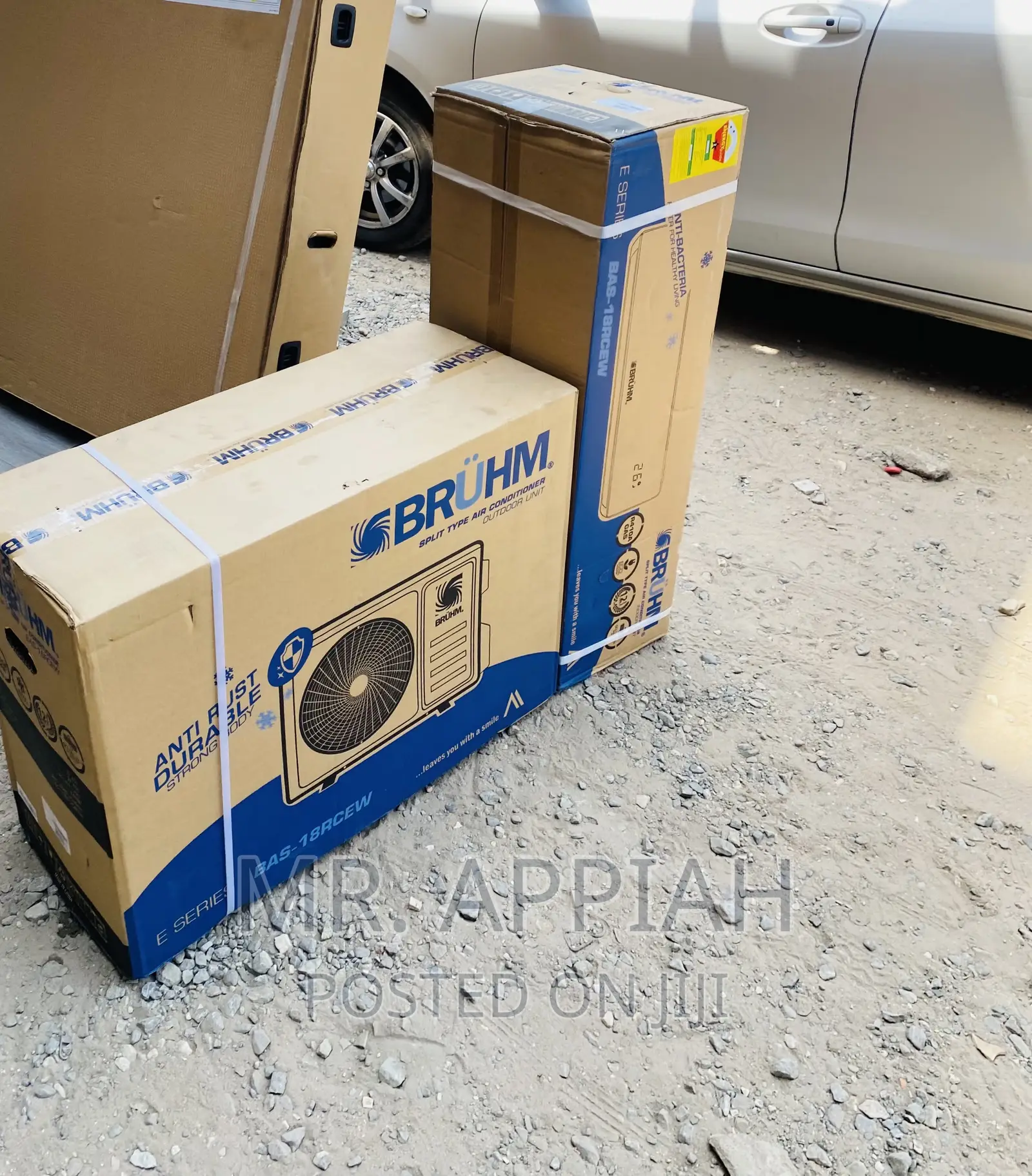 Anti-Rust Bruhm 2.5hp Split Type Inverter Ac(White).