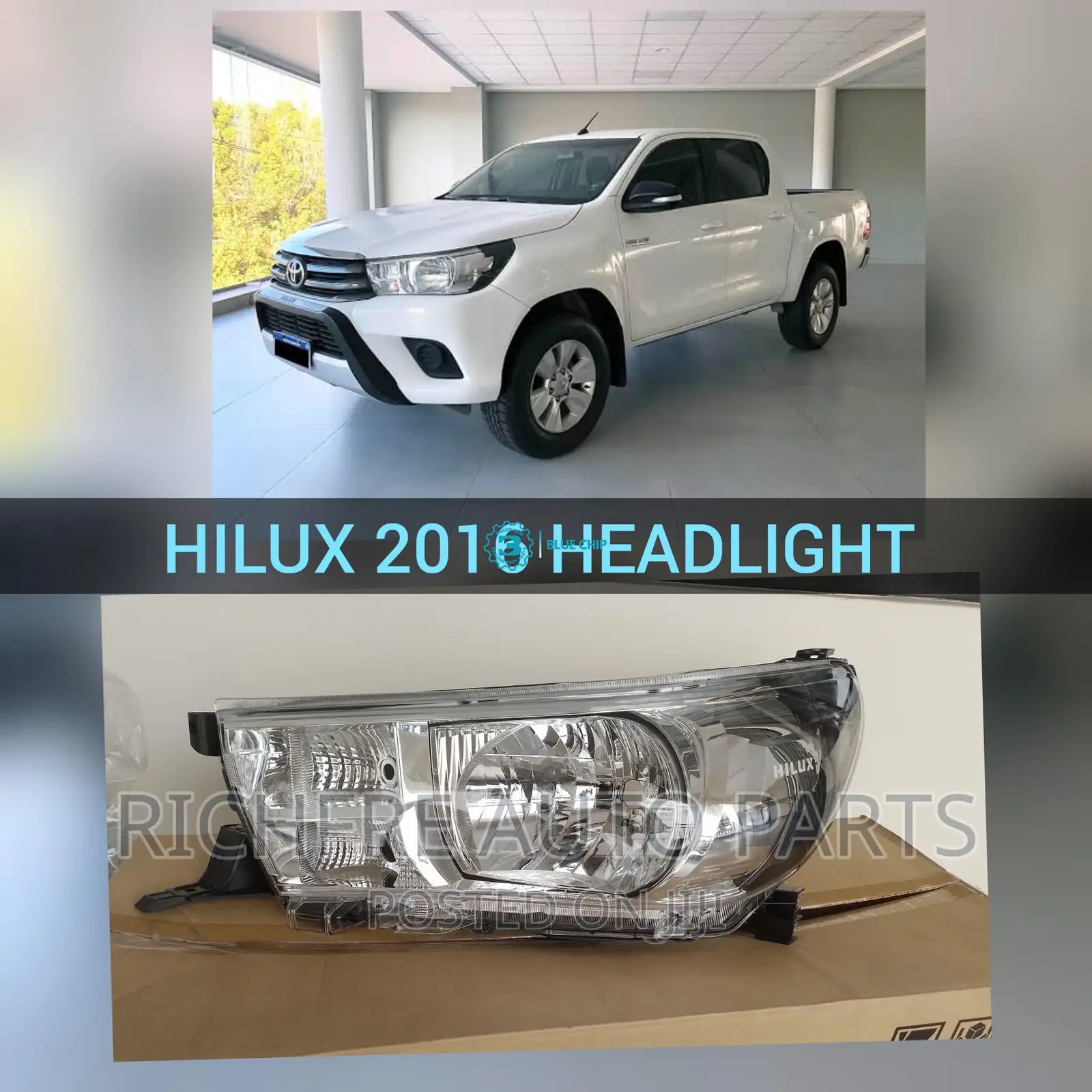 Toyota Hilux 2016-2018 Headlight