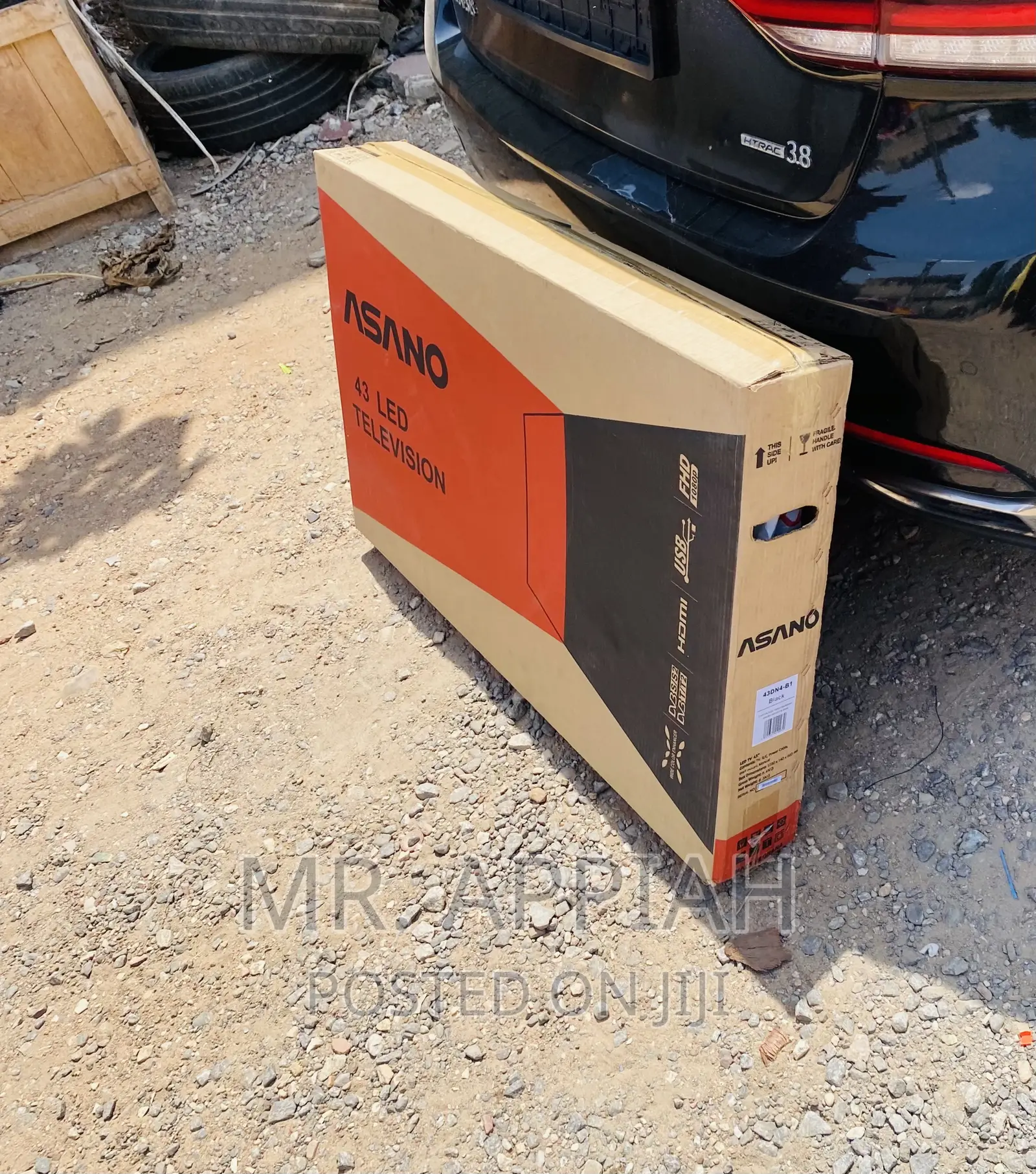 Energy Sufficient Asano 43 Inch Digital Satellite Tv,Black.