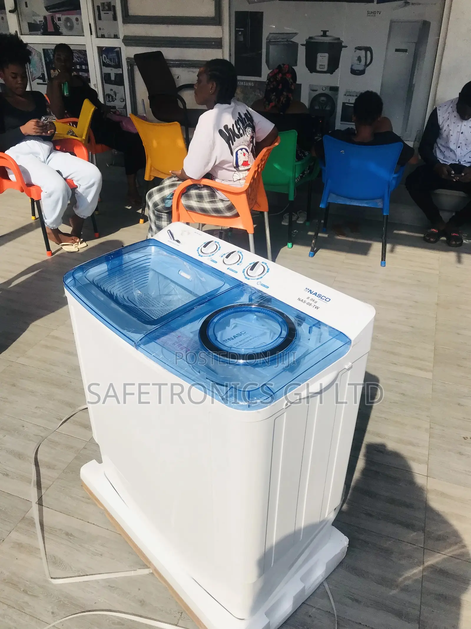 Essential Nasco Semiautomatic 8kg Topload Washingmachine