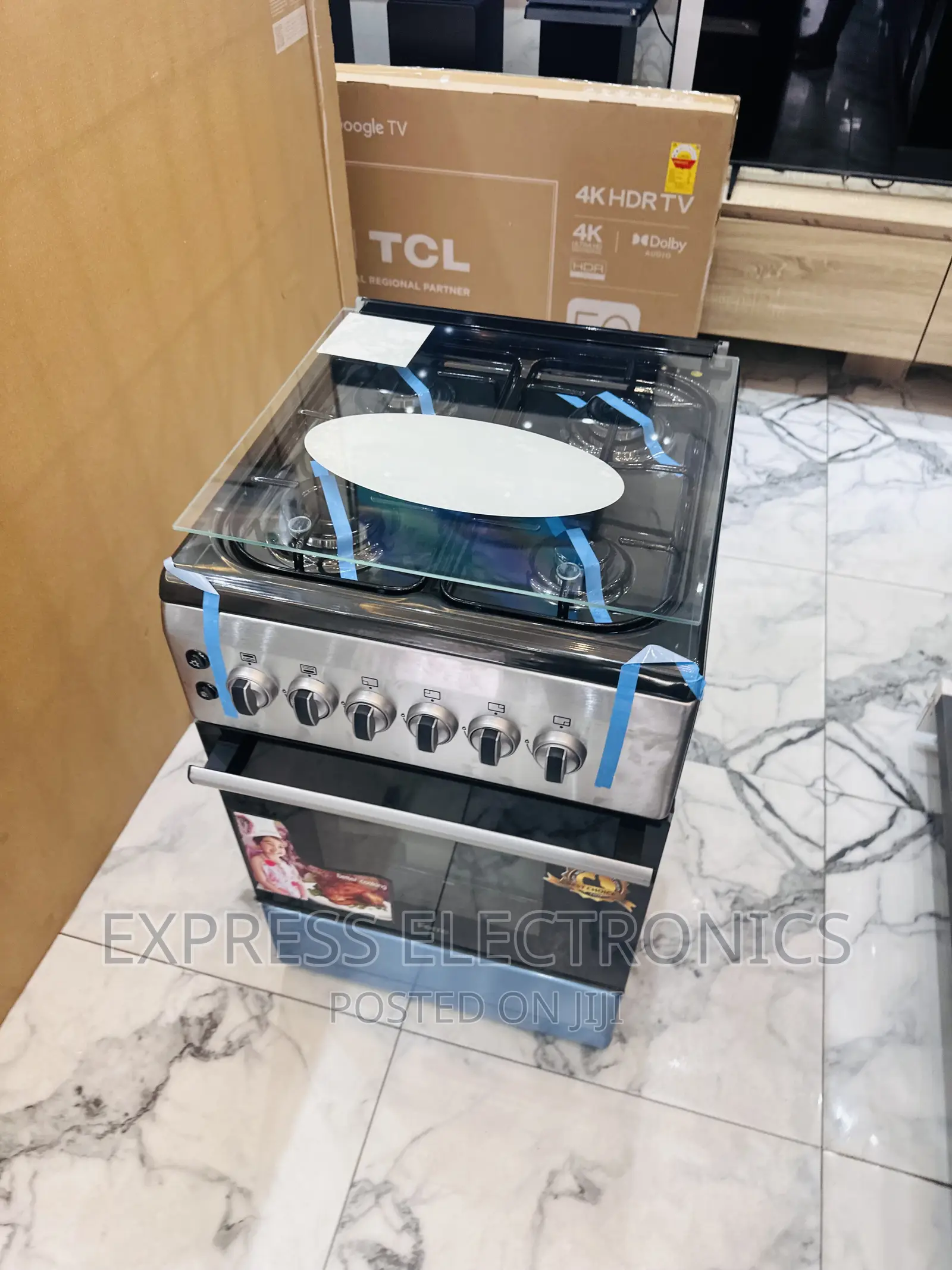Foreign Standard 50/60 Gas Cooker Oven Grill 4burner