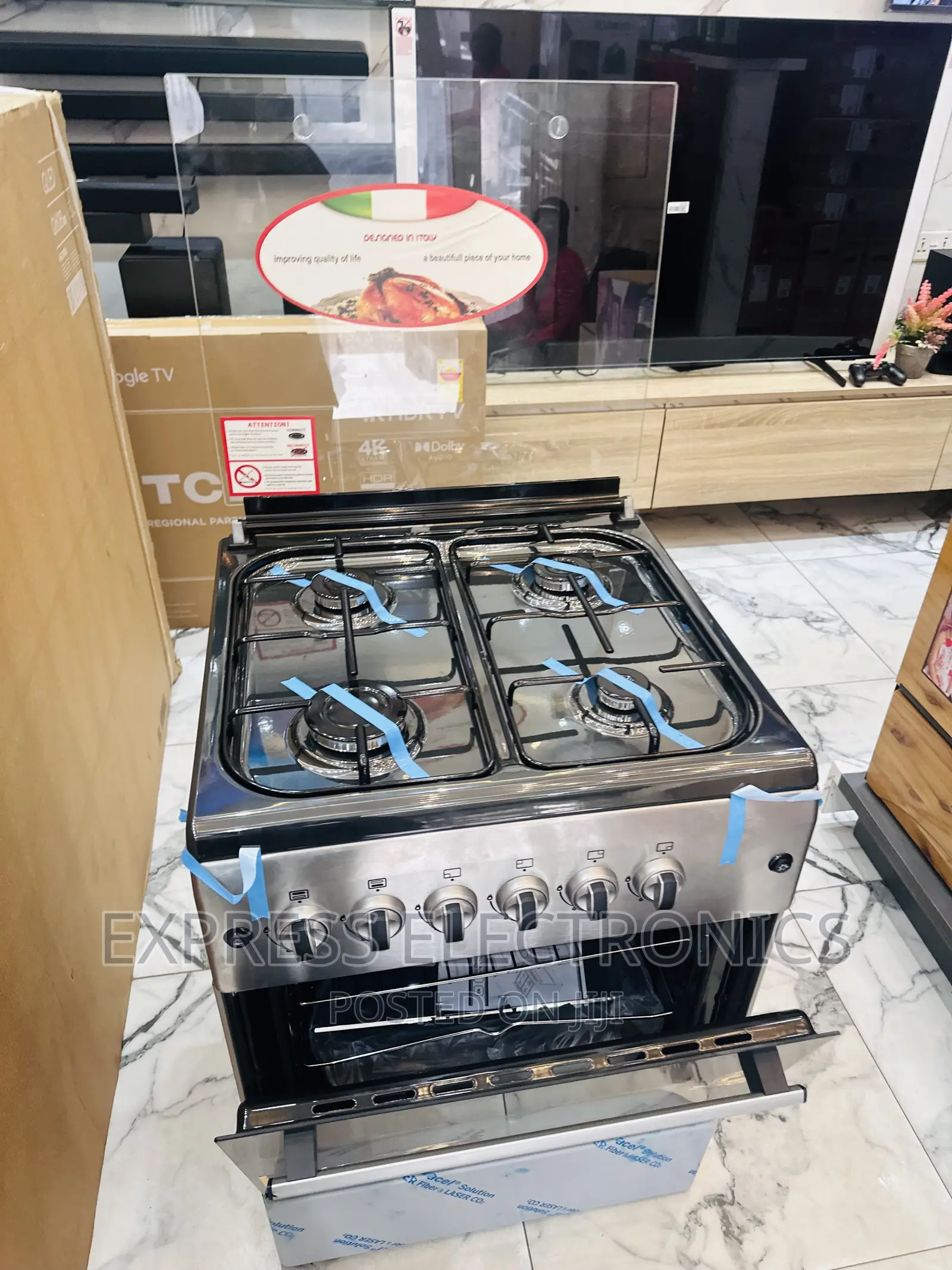 Foreign Standard Ferre Gas Cooker Ignition 4burner 60:60