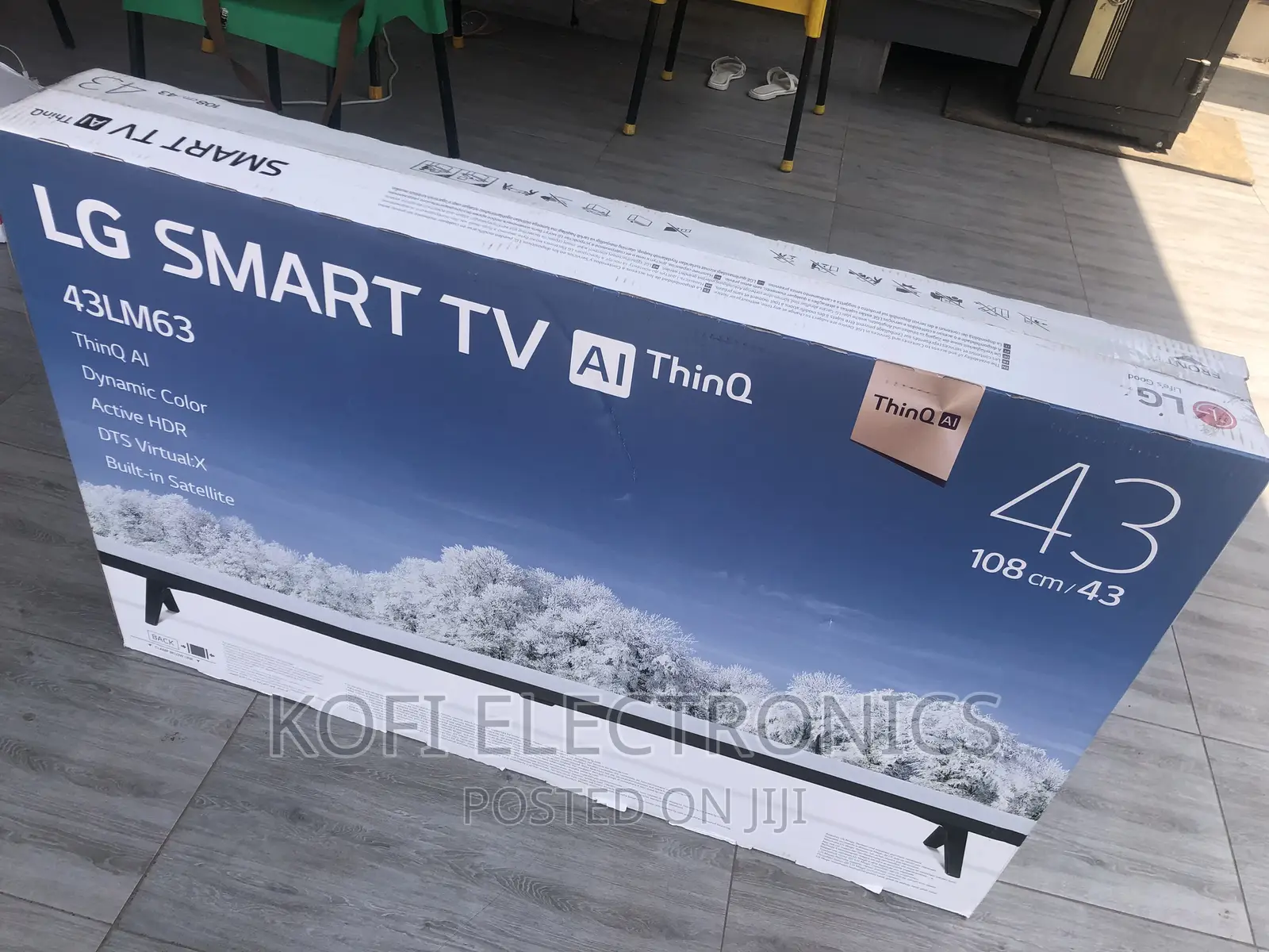 A Thin Bezel-Lg LED Smart TV 43 Inch LM6300 Series Full HD