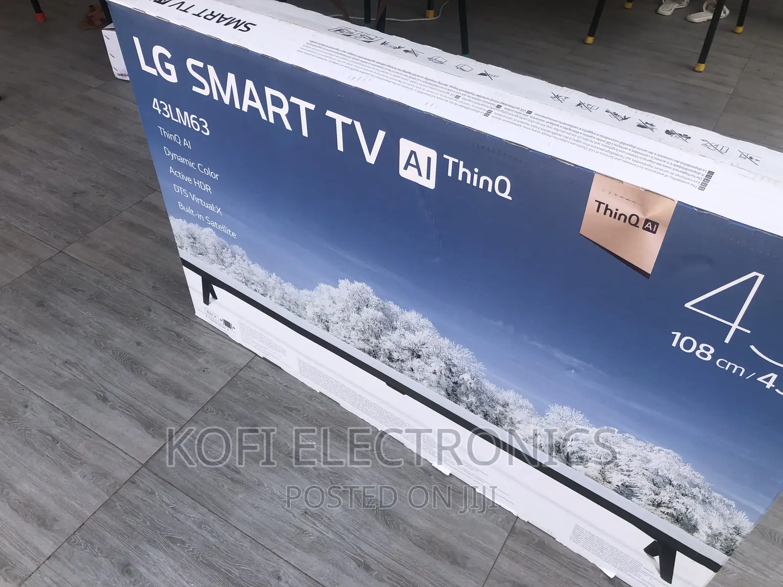 A Thin Bezel-Lg LED Smart TV 43 Inch LM6300 Series Full HD