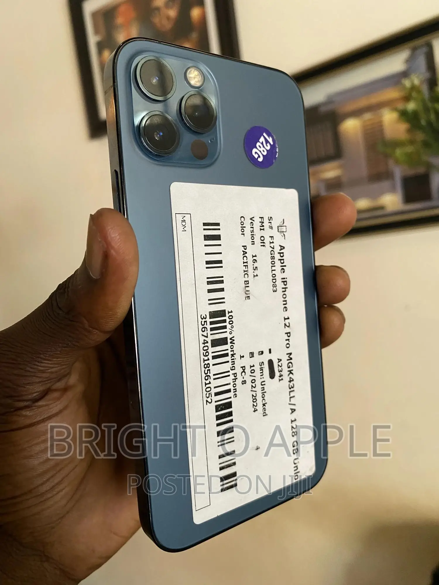 New Apple iPhone 12 Pro 128 GB Blue