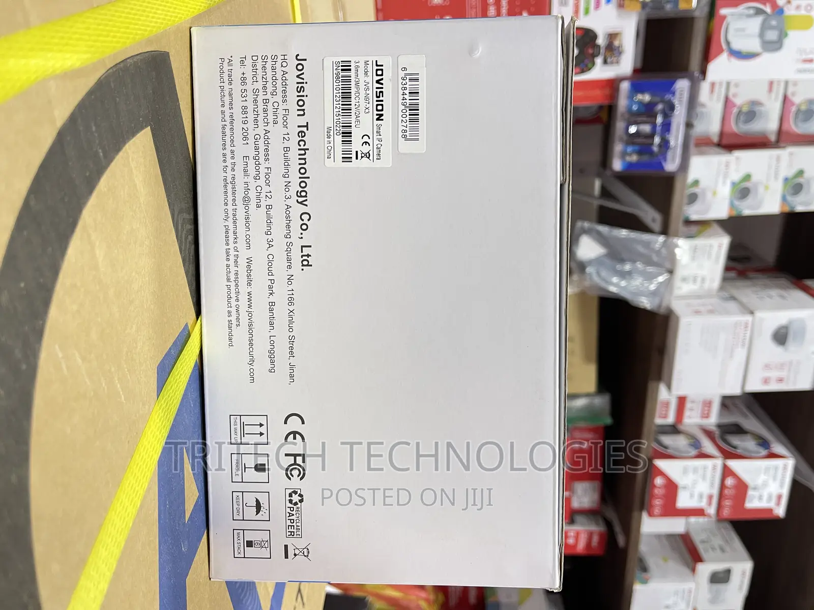 JOVISION JVS-N97-X3 3MP Full-Color Wi-Fi Pan/Tilt Camera