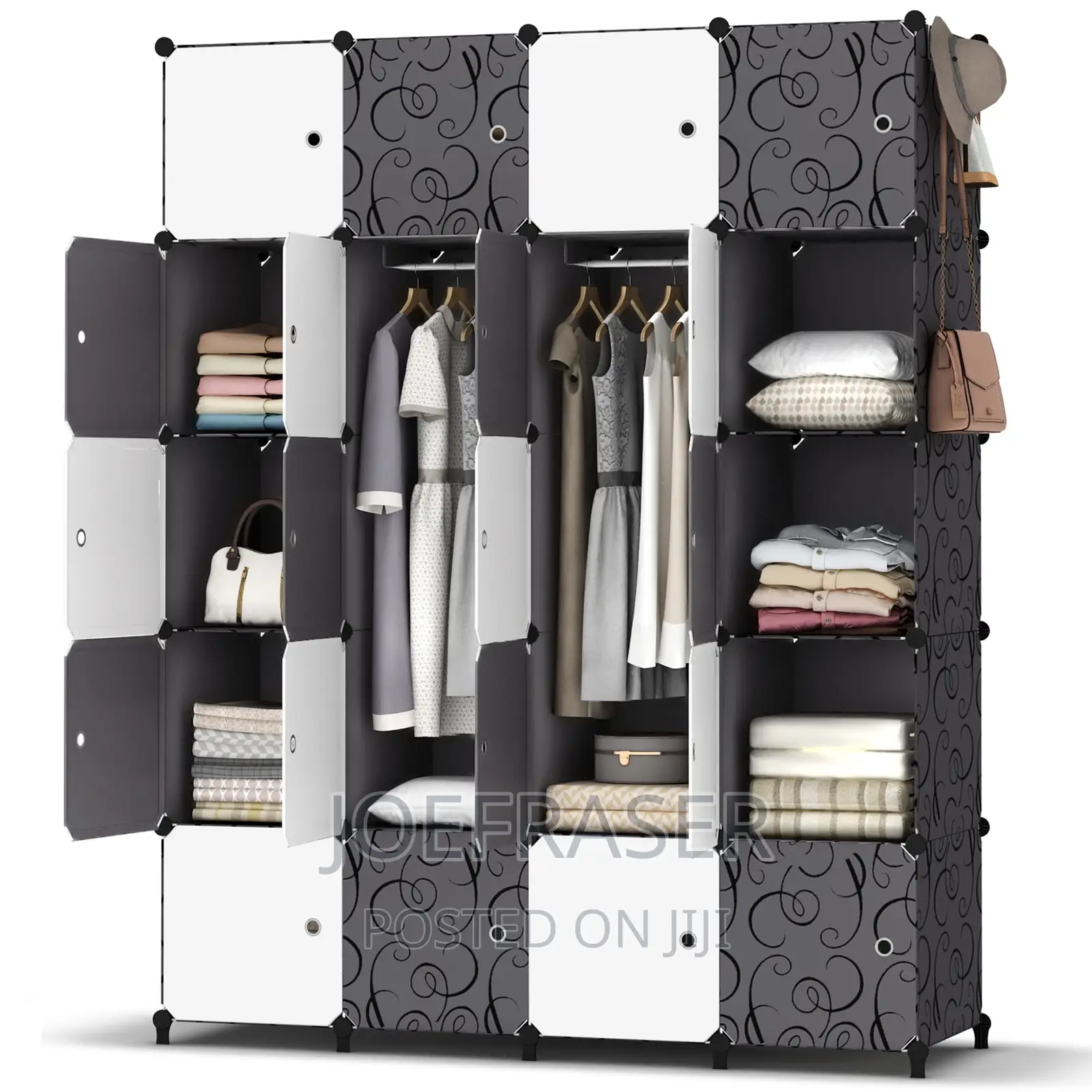 20 Cubes Plastic Wardrobe