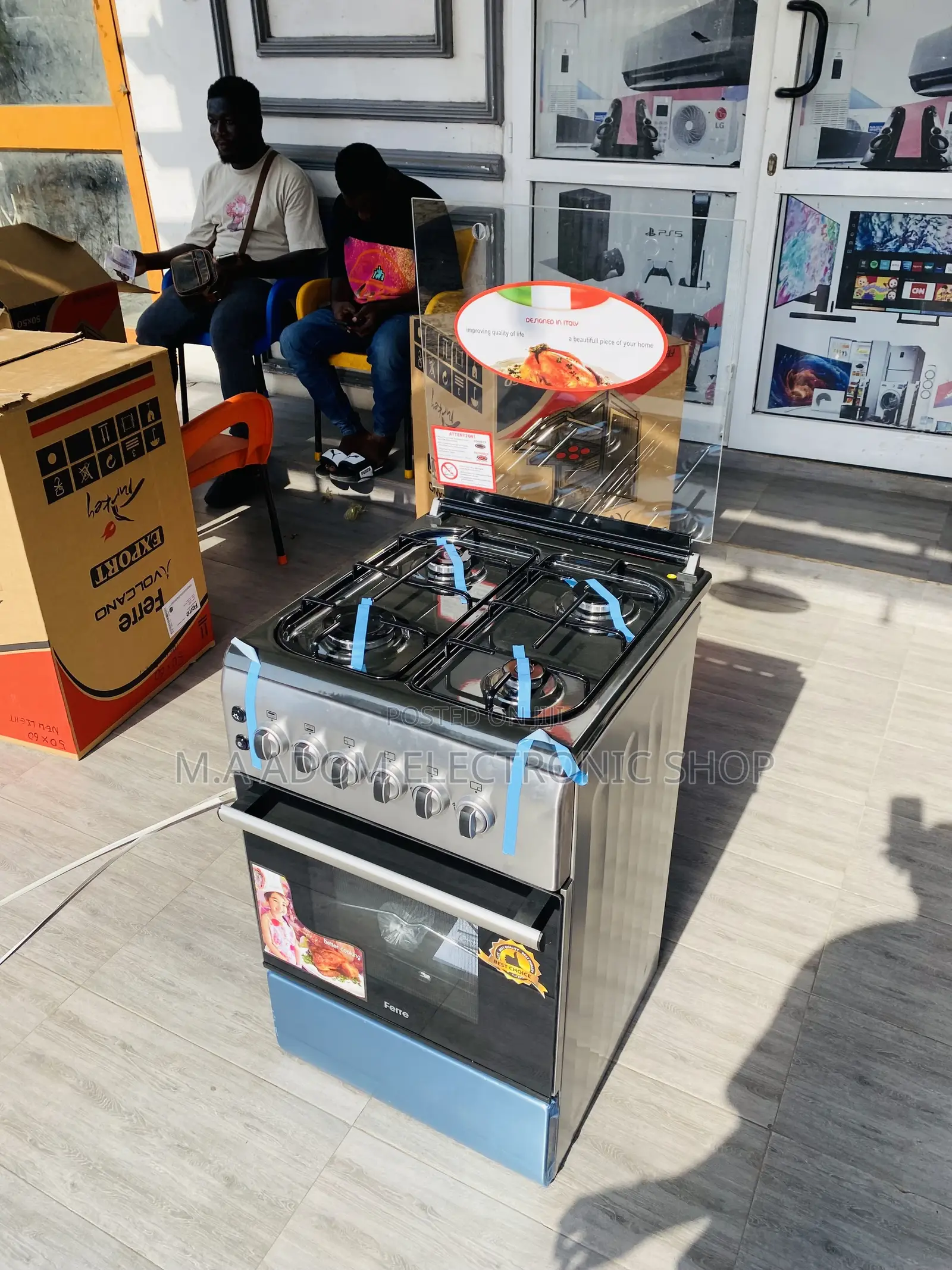 Well Design Ferre 50x60 Ignition, Chicken Rotisserie Burner.