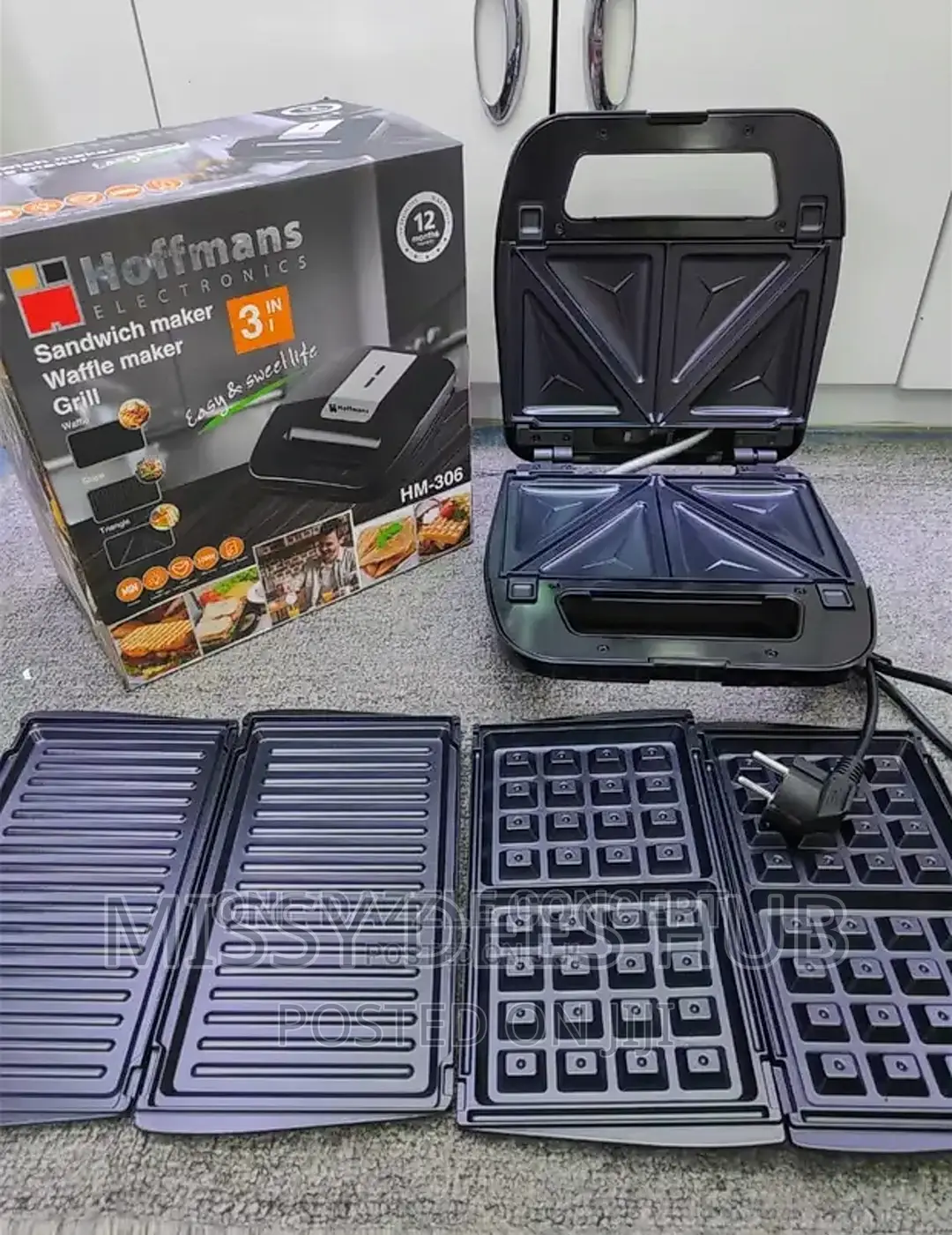 Hoffmans 3in1 Sandwich Maker