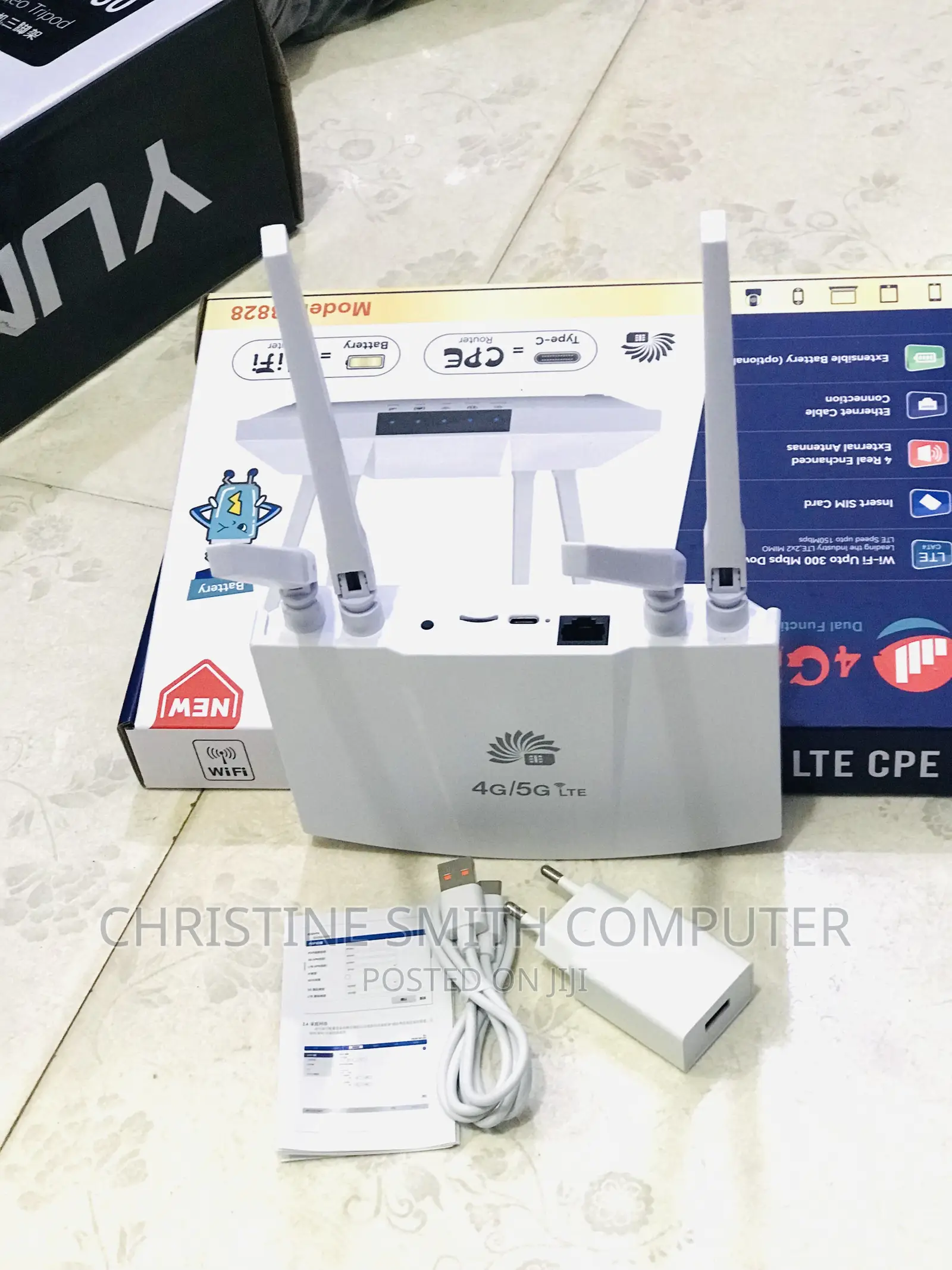 4g/5g Wireless Dua Function Chargeable Router