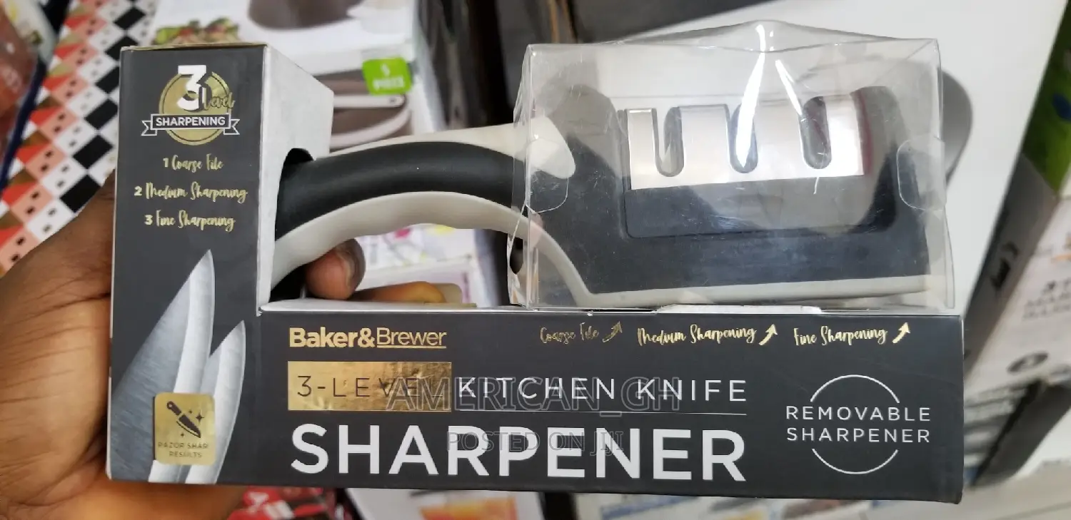 3-Level Kitchen Knife Sharpener