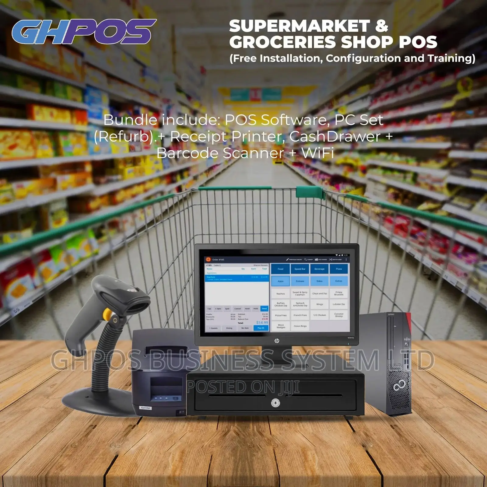 Supermarket Grocery Shop Pos System (Hardware Software)