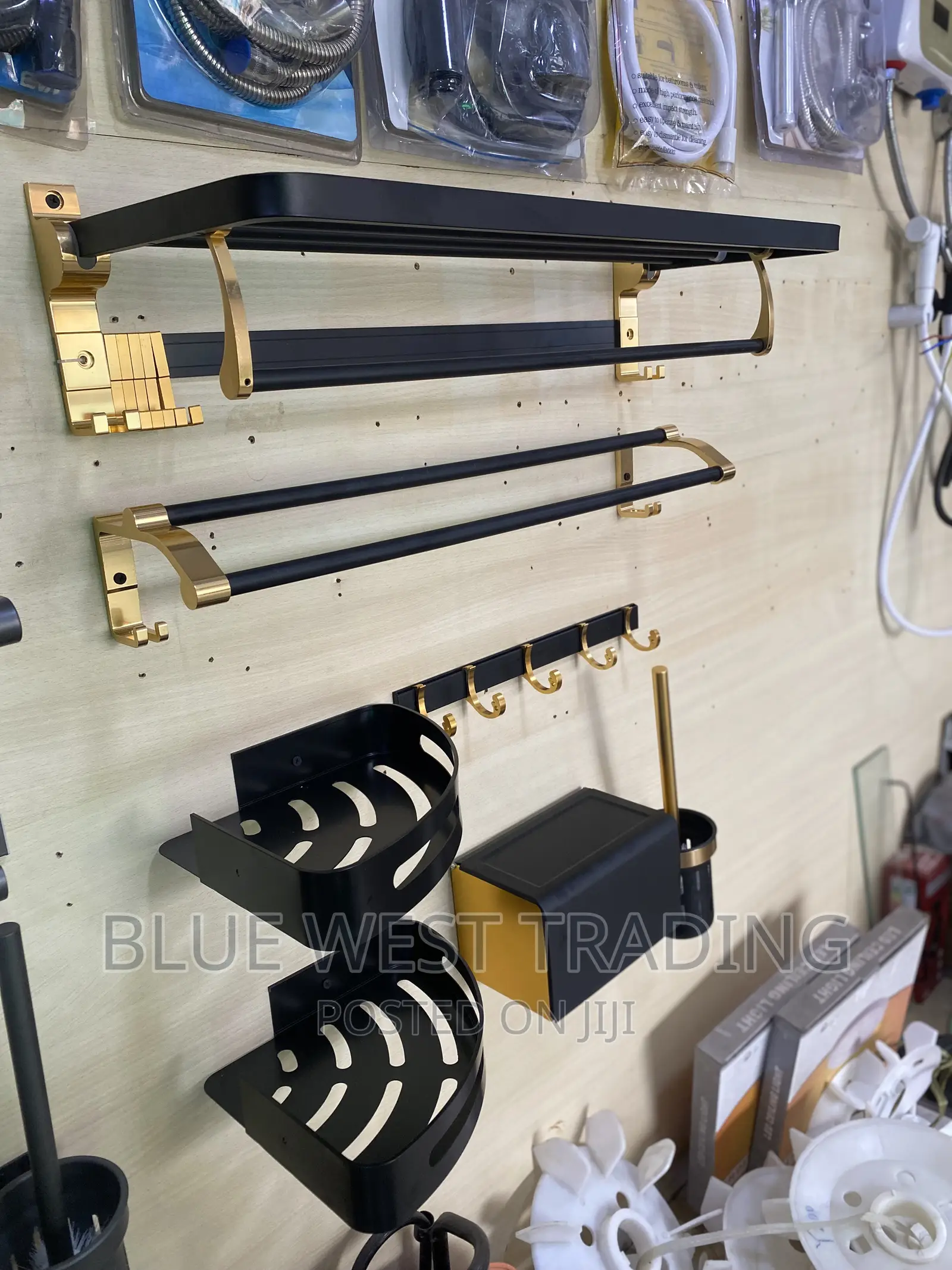 Black and Gold Bathroom Accessories - Bathroom Accessories