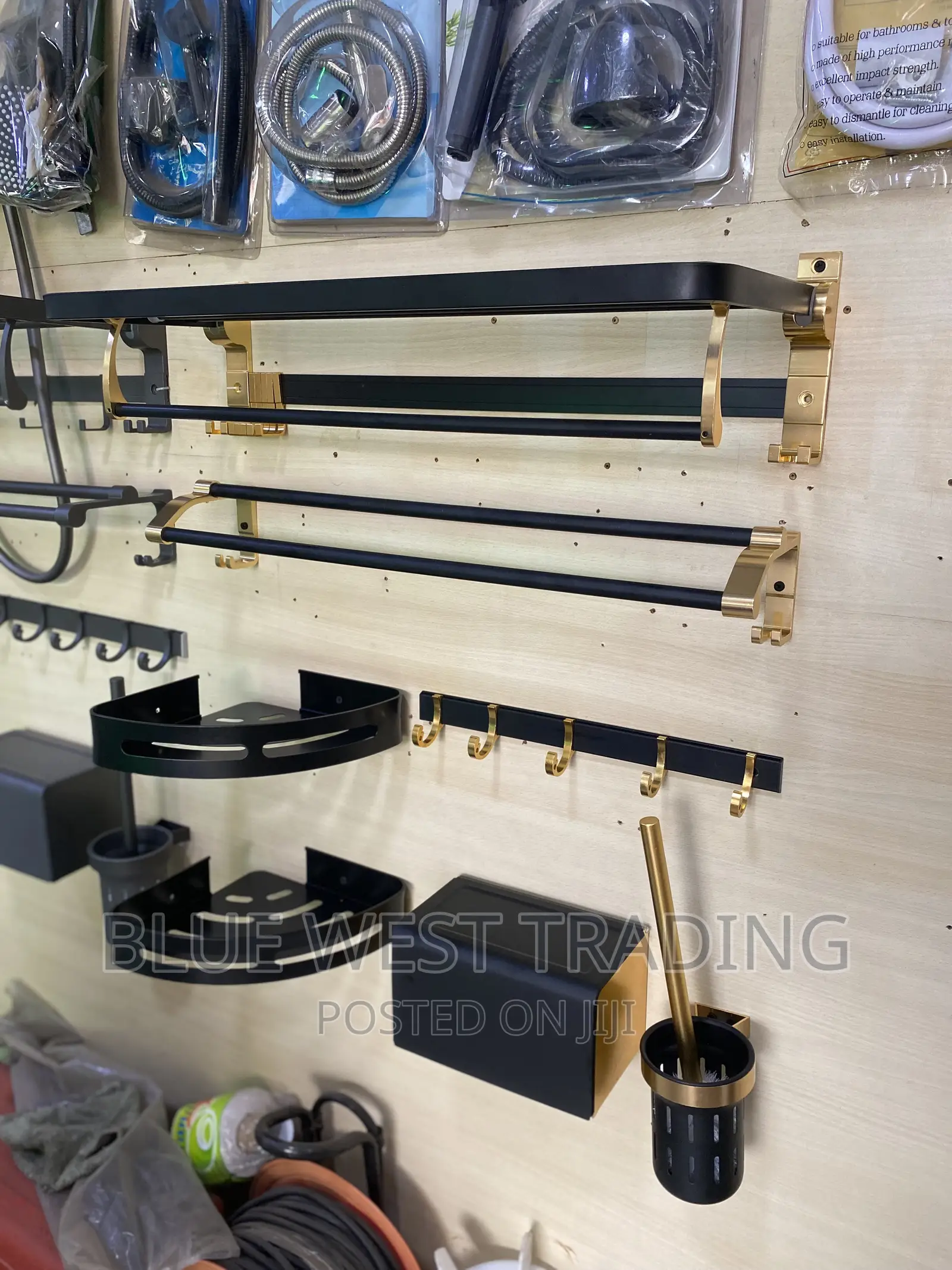 Black and Gold Bathroom Accessories - Bathroom Accessories