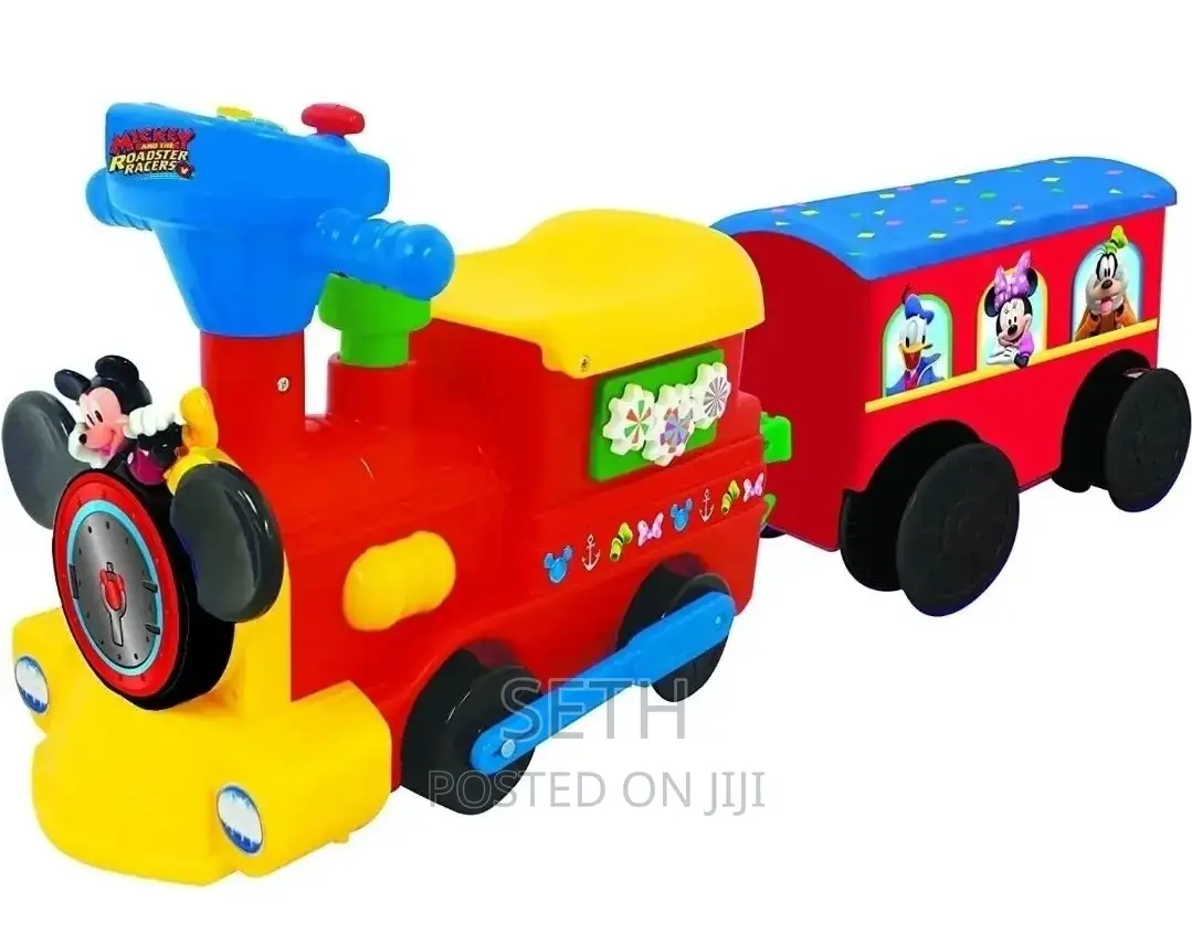 MICKEY MOUSE CHOO Kiddieland Battery Powered Ride-on Train C