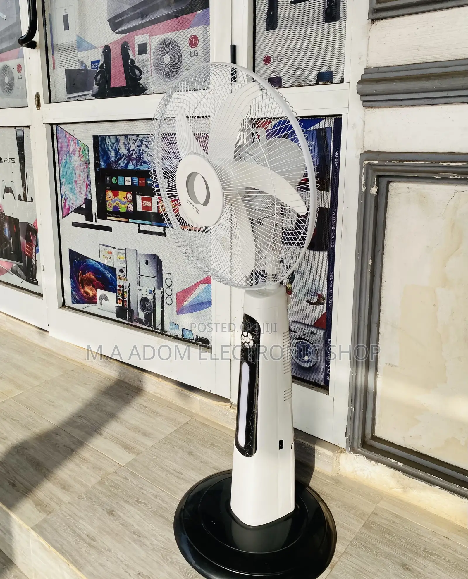 Purchase Affordable Clinette Electric Fan + Solar Panel.