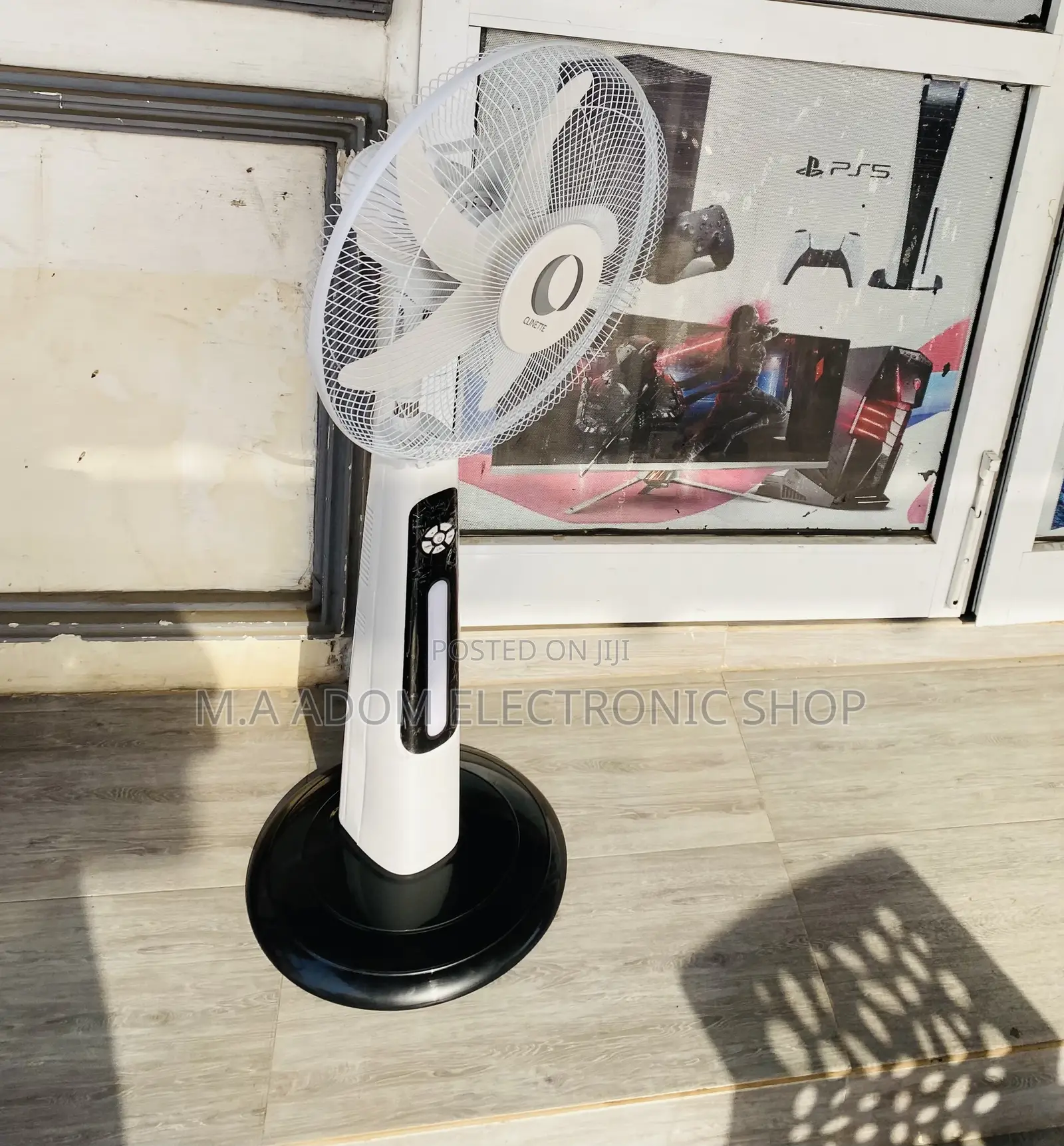Purchase Adorable Clinette Electric Fan + Solar Panel,White.