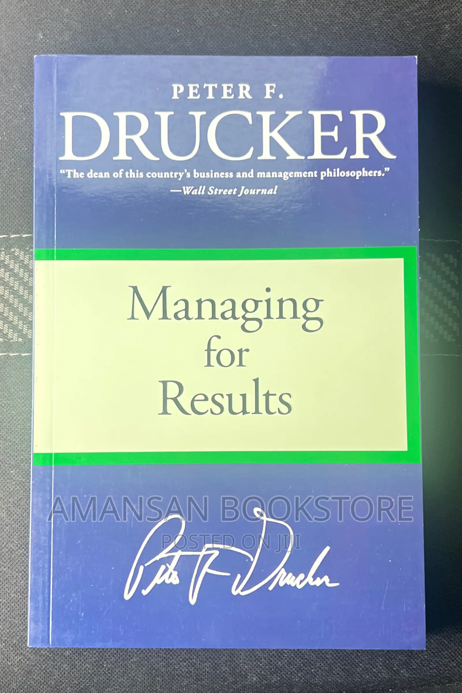 Managing for Results