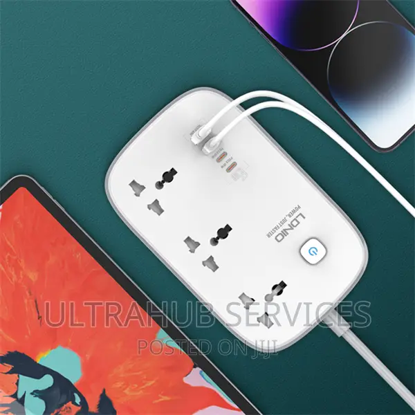 LDNIO 3 AC Outlets 4 USB Power Strip