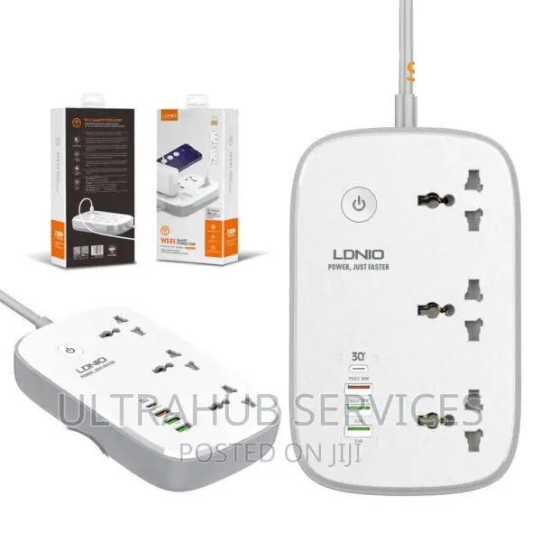 LDNIO 3 AC Outlets 4 USB Power Strip