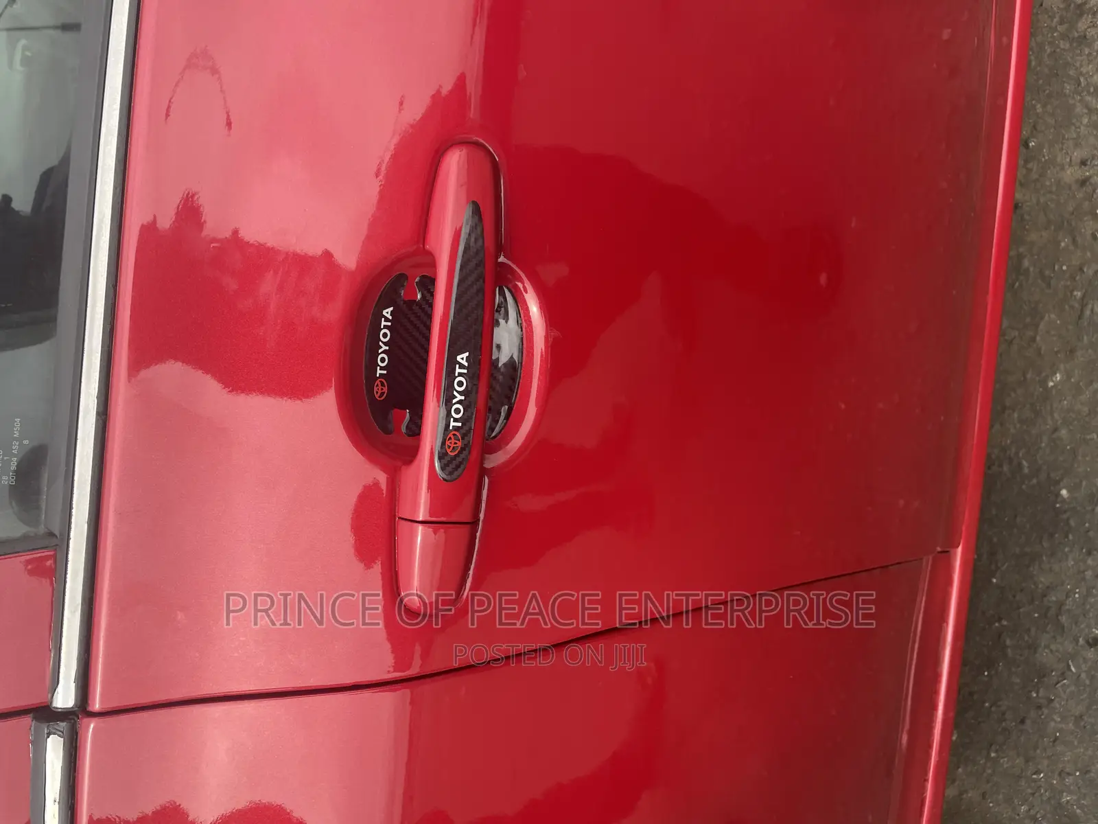 Toyota Handle and Bowl Anti Scratch Stickers Set