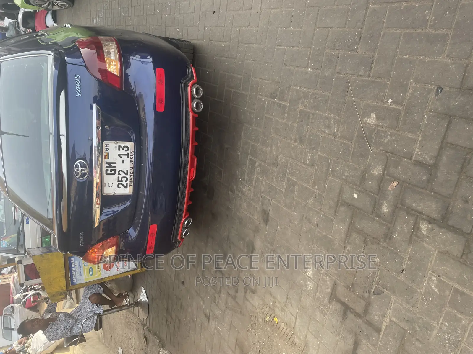 Toyota Yaris Long Boot Back Bumper Diffuser