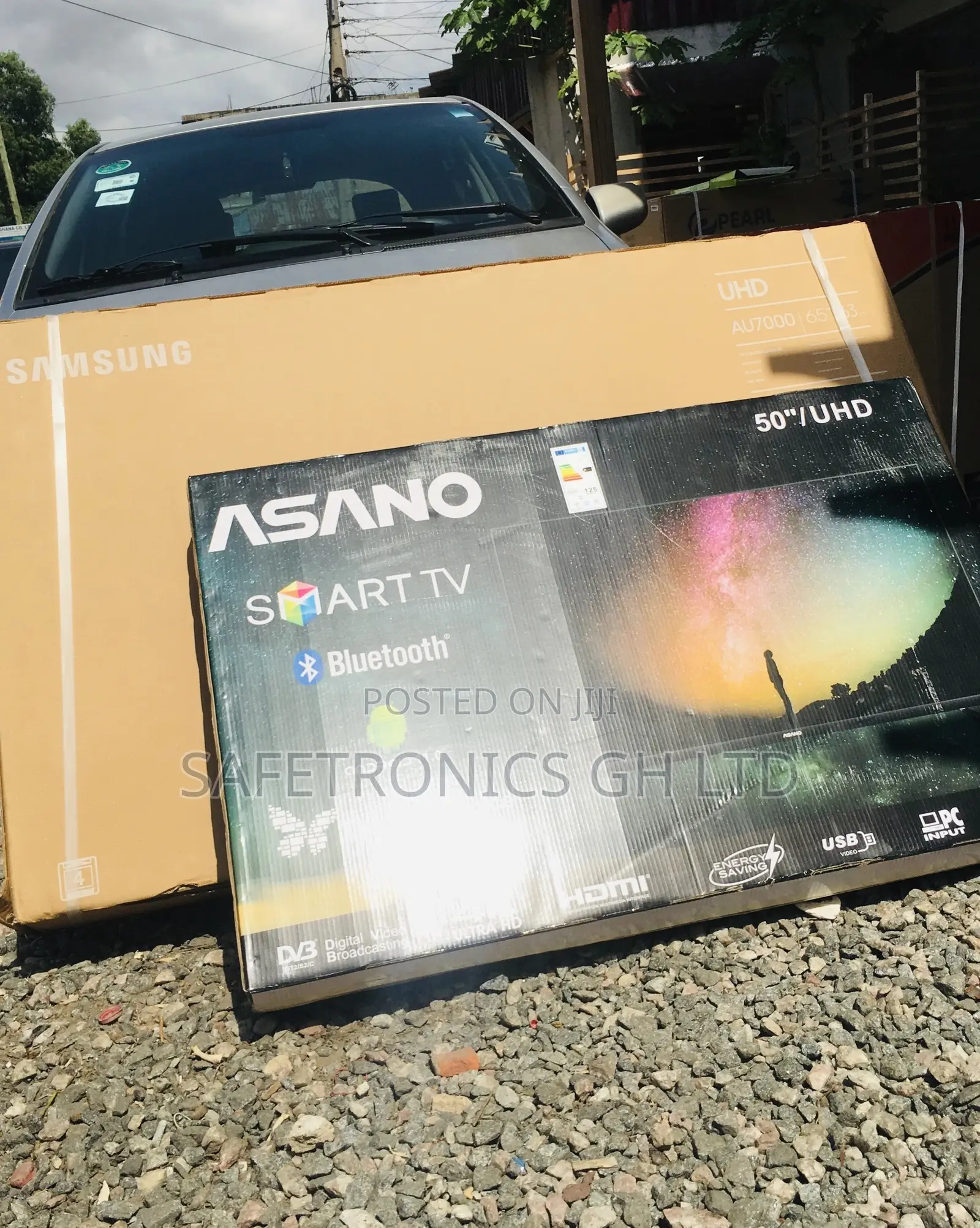 Glossy Led Black Electric Smart Asano 60 Inches UHD Tv