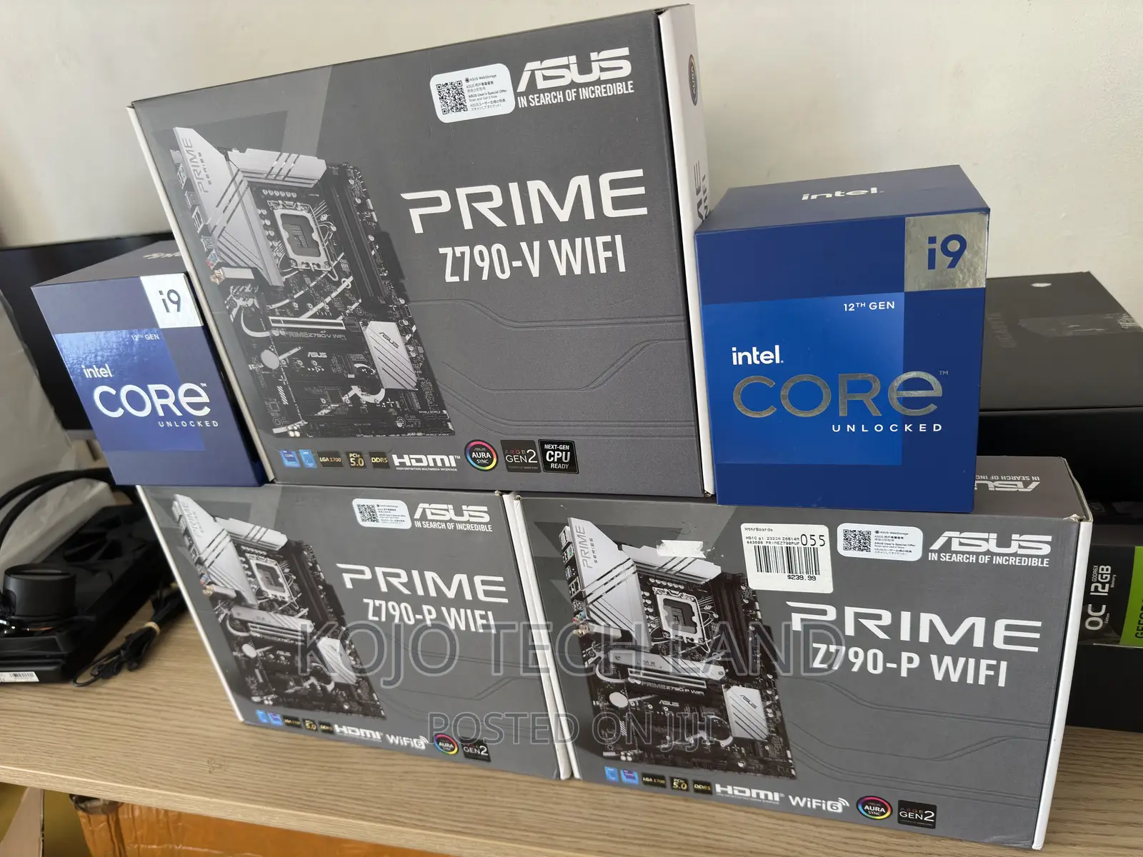 Intel CORE I9 ASUS Z790 Motherboard Combo