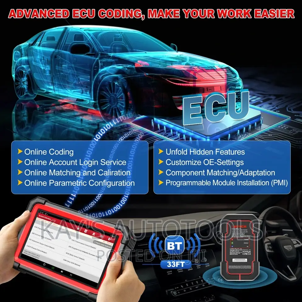 Launch Crp919x Bt Bluetooth Car Full Diagnostics Scanner